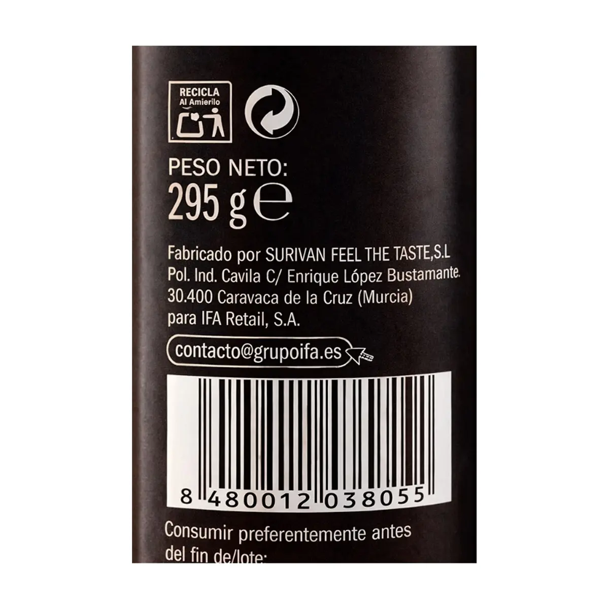 Sirope de chocolate sin gluten IFA Eliges (295 g / 10.40 oz) - Thumbnail 3