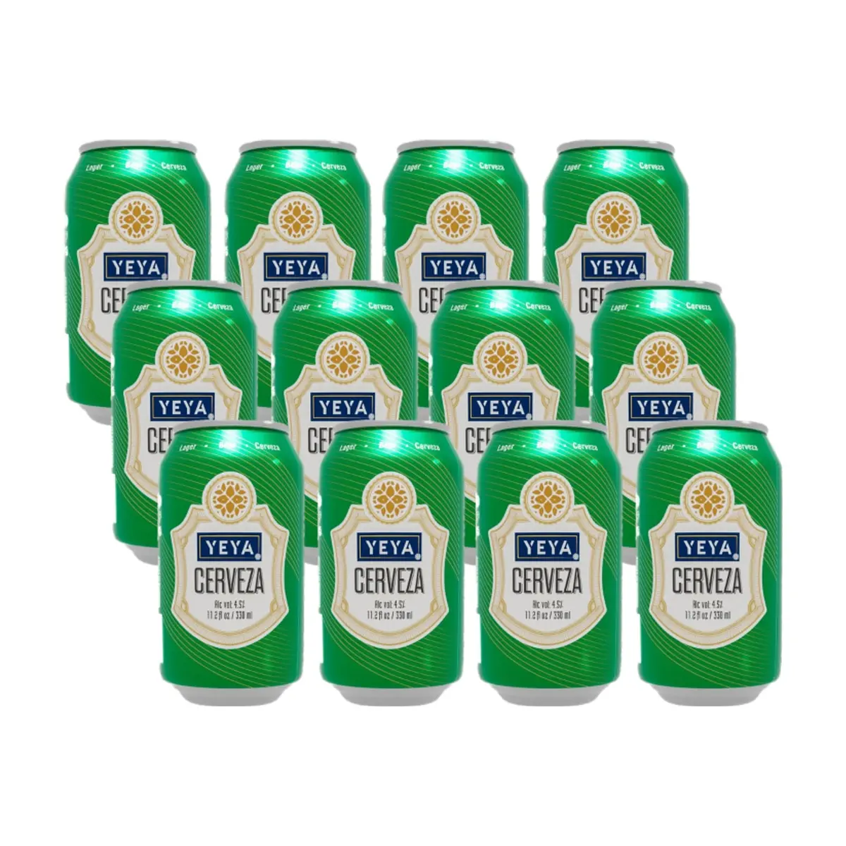 Cerveza YEYA (12 x 330 ml / 11.2 fl oz)