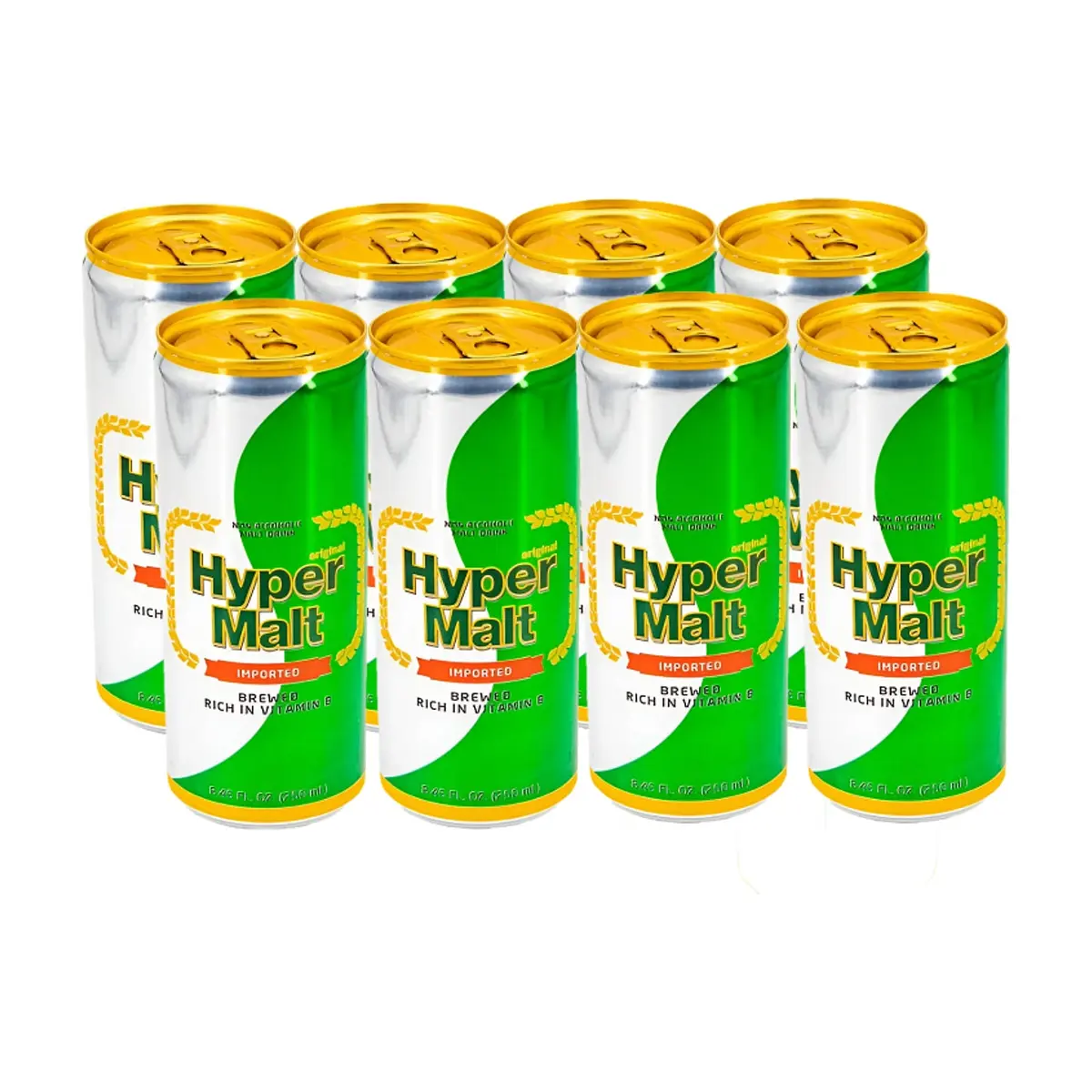 Malta sin alcohol Hyper Malt (8 x 250 ml)