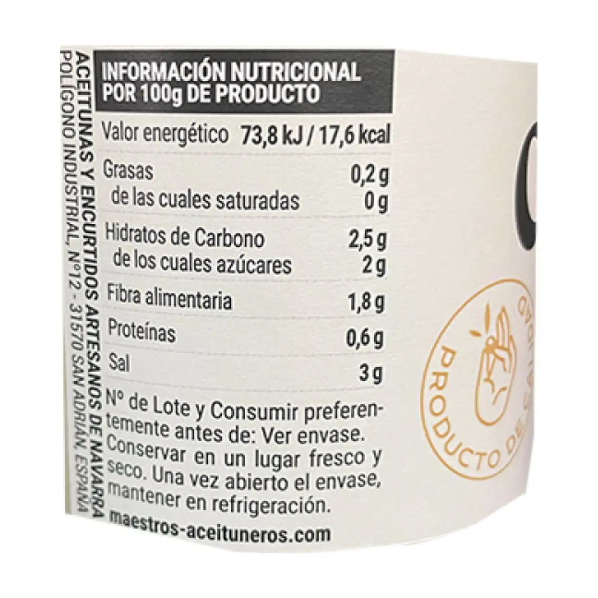 Cebollita en vinagre Maestros Aceituneros (345 g / 12.16 oz) - Miniatura 3