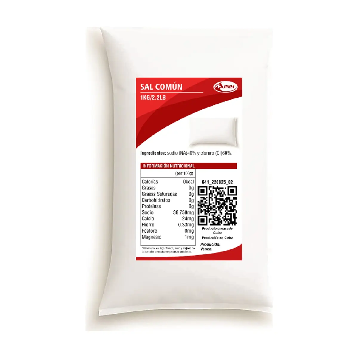 Sal común Jimm (1 kg / 2.2 lb)