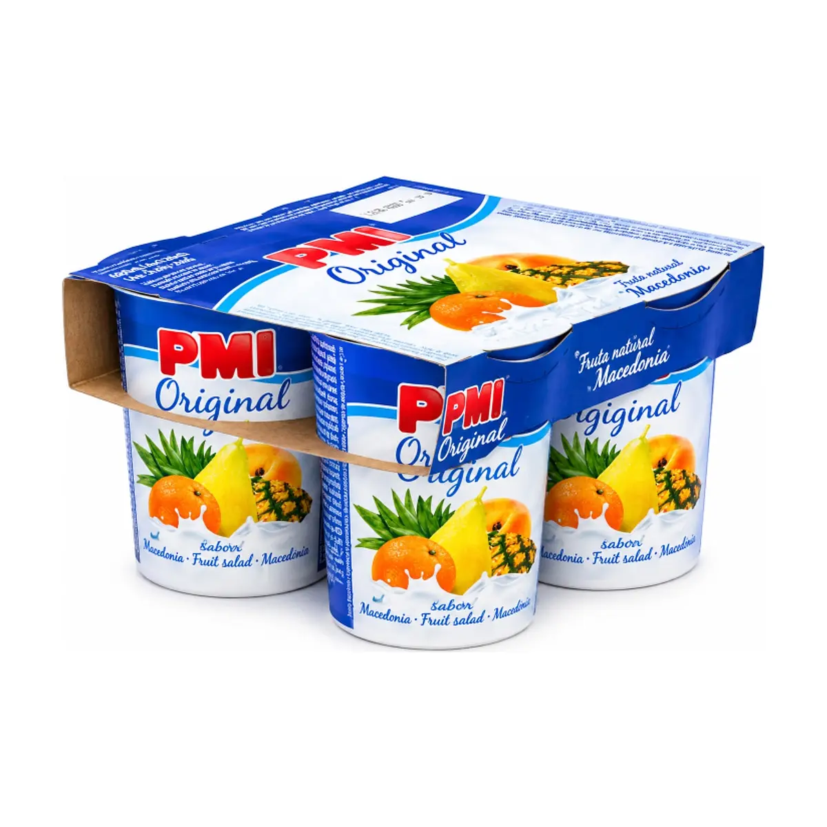 Yogurt sabor macedonia Original PMI (4 x 120 g / 4.23 oz)