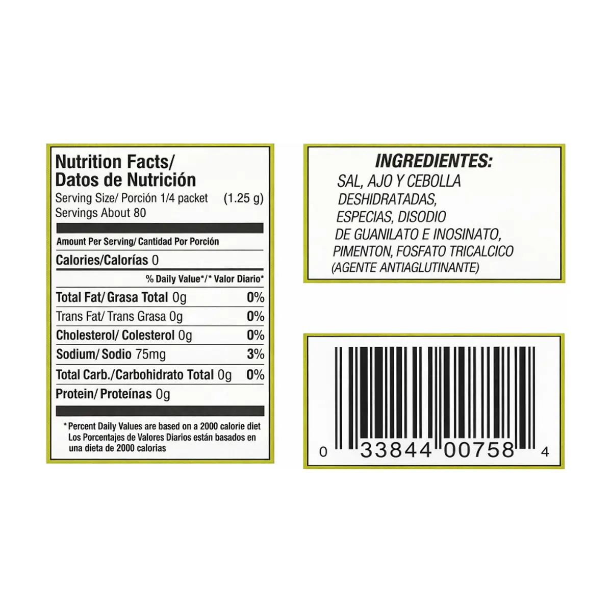 Sazón tropical Badia (20 x 5 g / 3.52 oz) - Miniatura 4