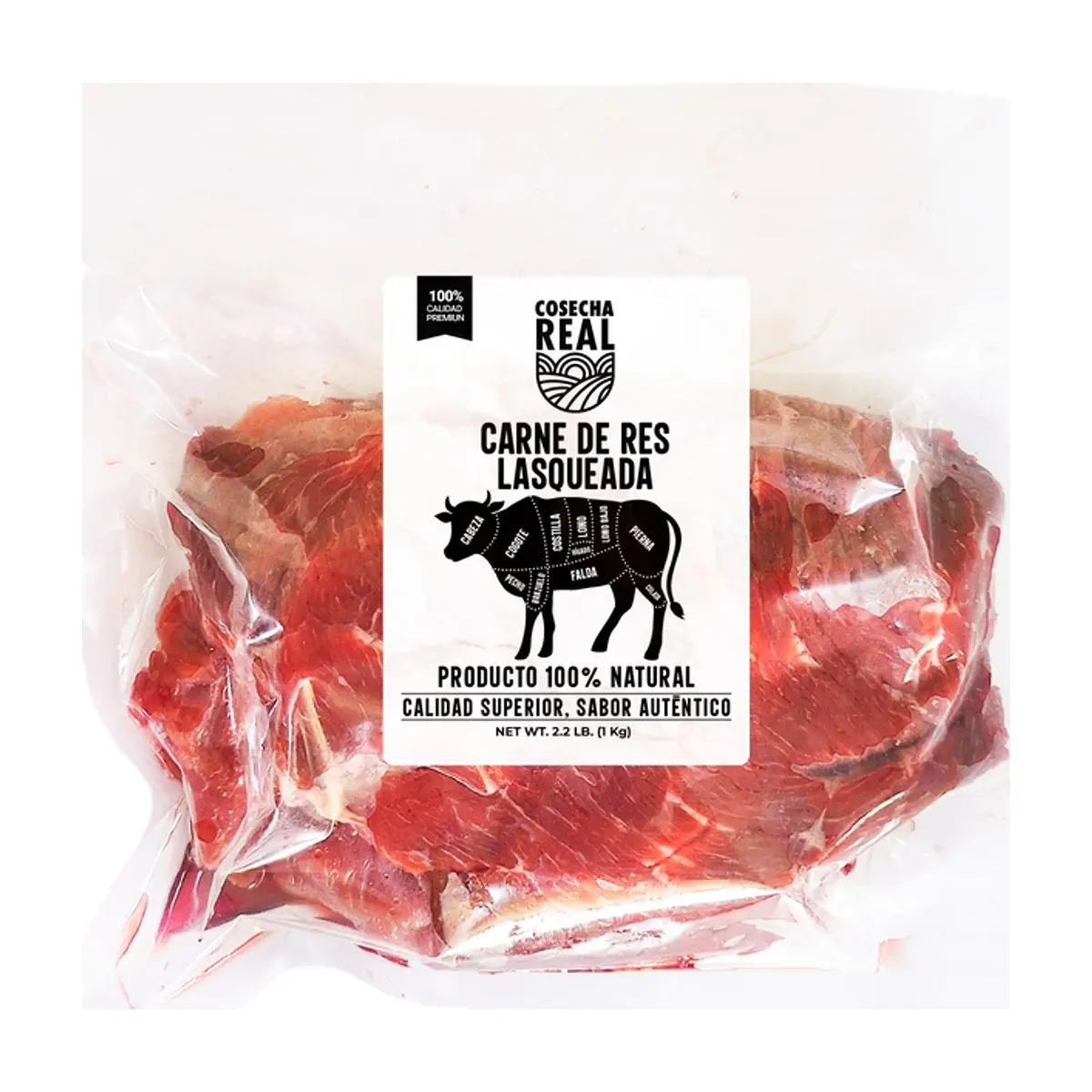 Carne de res lasqueada Cosecha Real (1 kg / 2.2 lb) - Miniatura 2