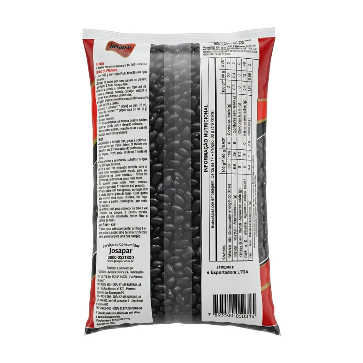 Frijoles negros MEU BIJU (1 kg / 2.2 lb) - Miniatura 2