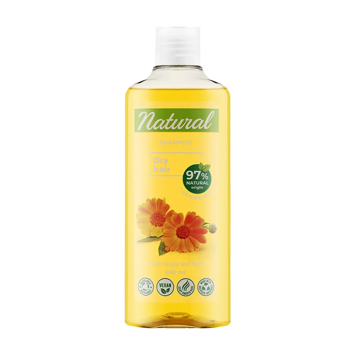 Champú para cabello seco con extracto de caléndula Aroma Natural (400 ml) - Miniatura 1