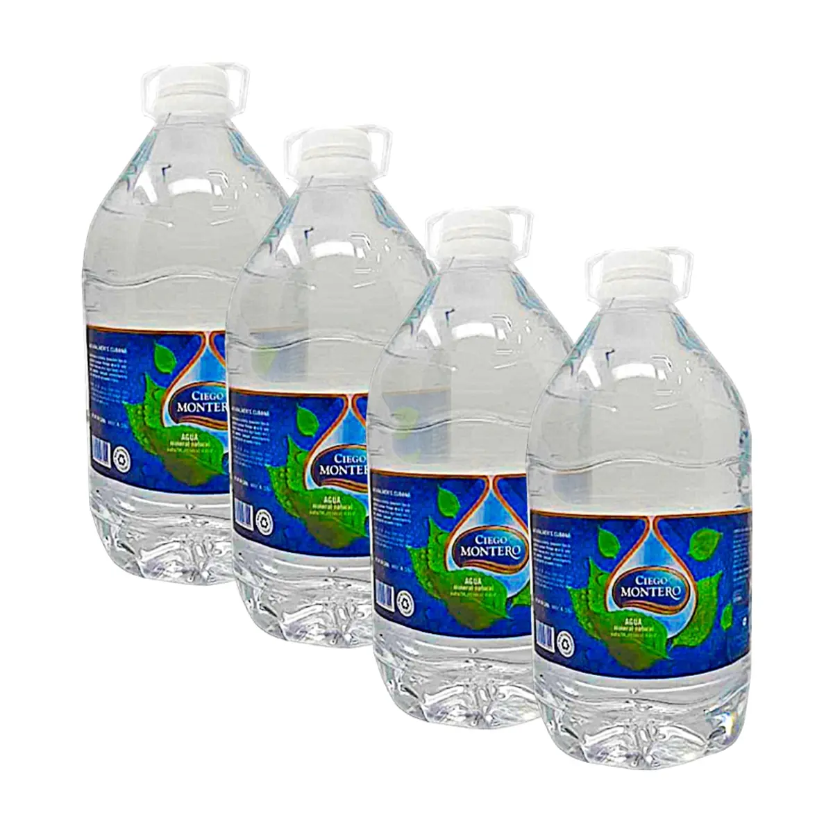 Agua mineral natural Ciego Montero (4 x 5000 ml)