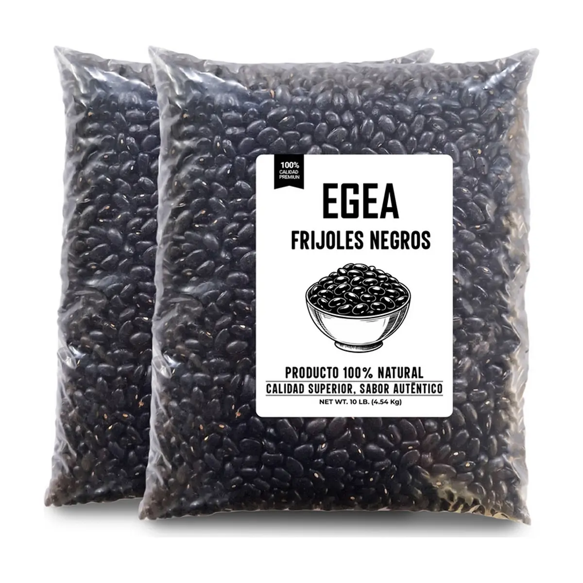 Frijoles negros EGEA (2 x 4.54 kg / 10 lb)