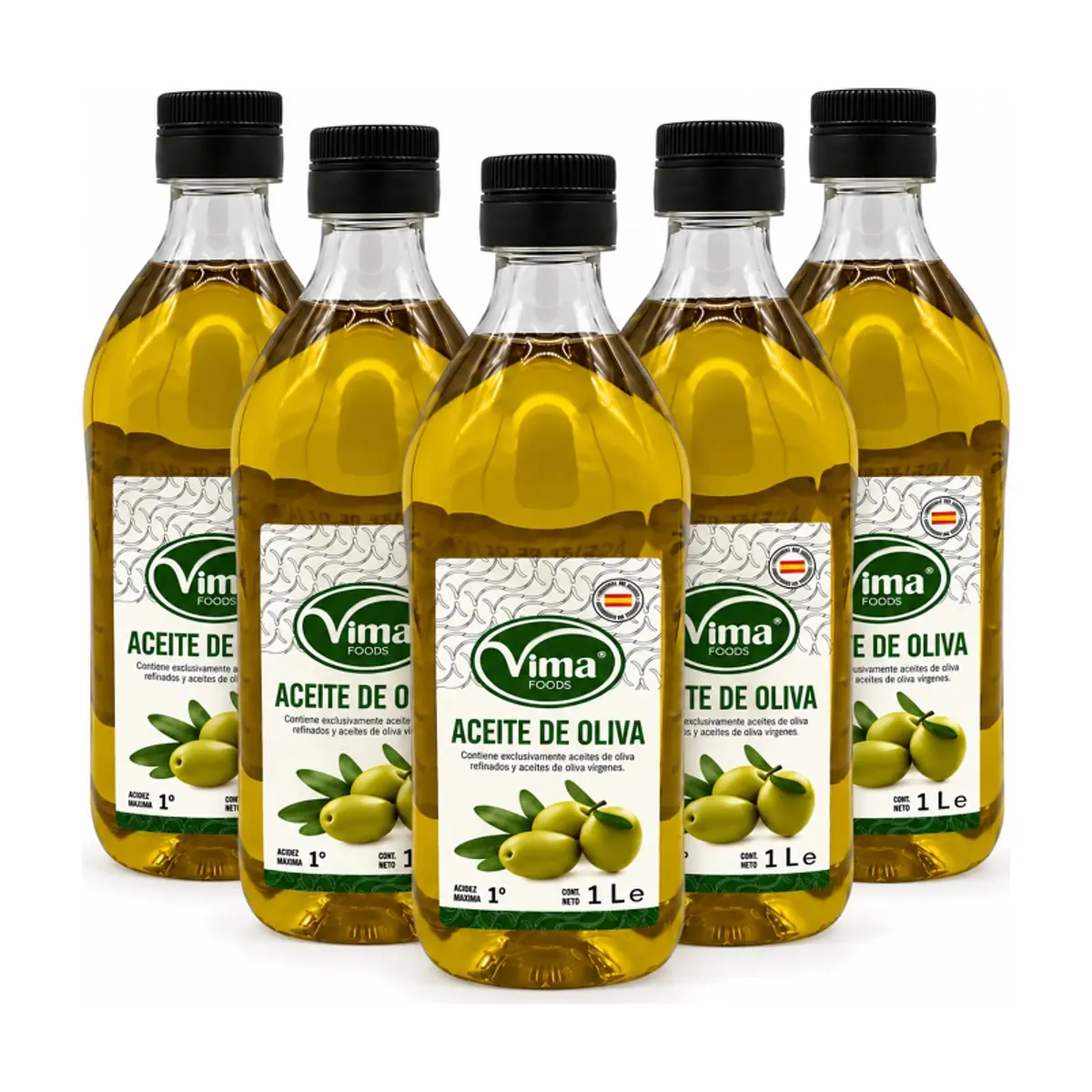 Aceite de oliva Vima Foods (5 x 1 L) - Imagen 1