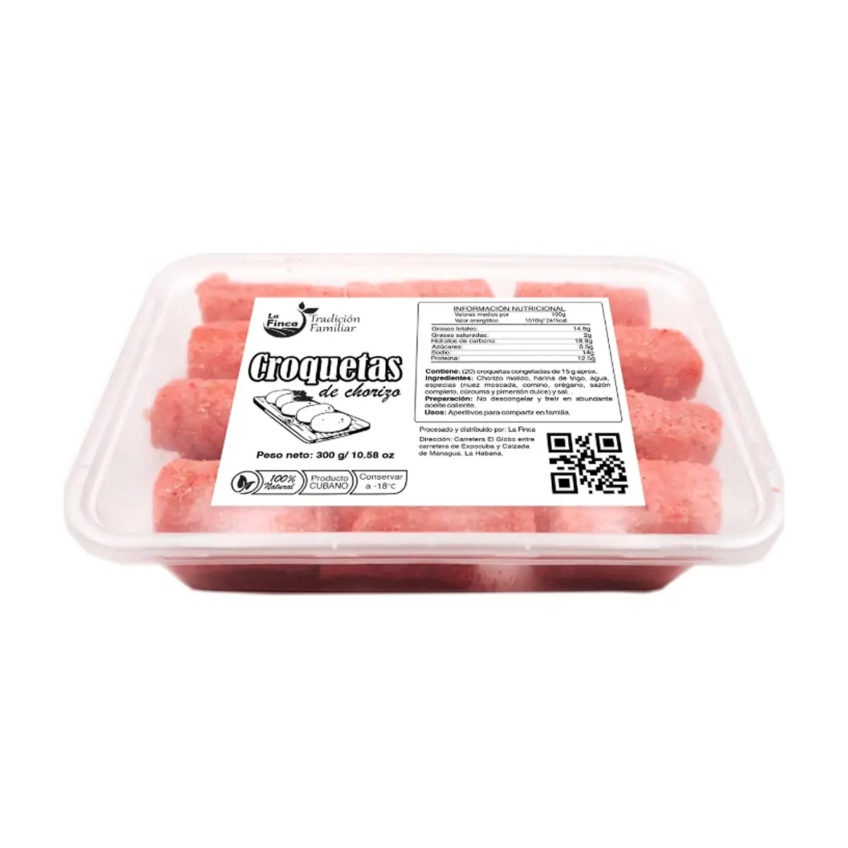 Croquetas de chorizo La Finca (20 x 15 g / 10.58 oz) - Miniatura 2
