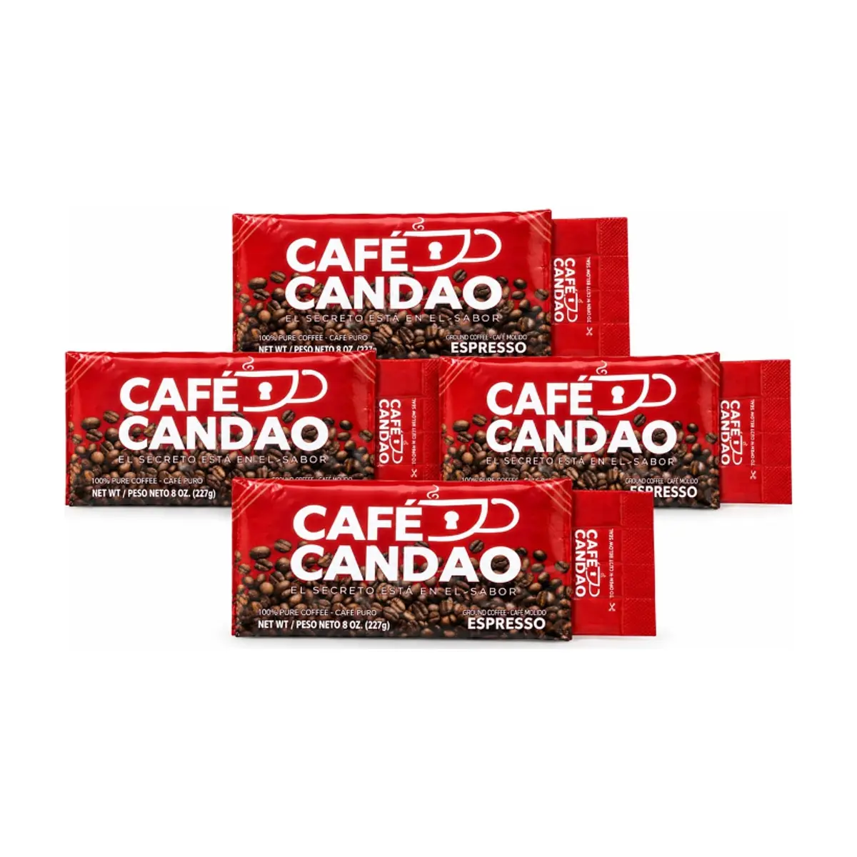 Café molido espresso Candao (4 x 227 g / 8 oz)