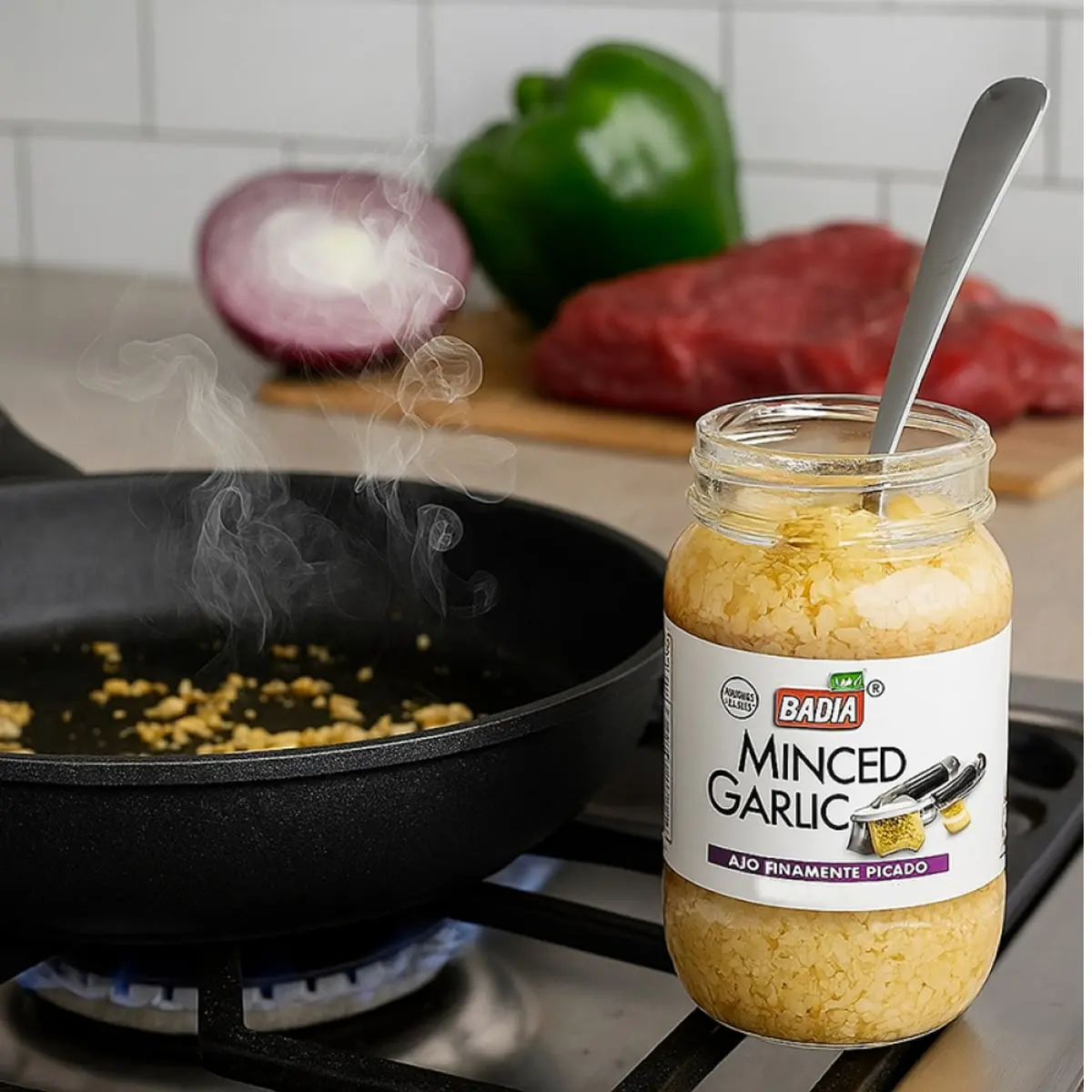 Ajo finamente picado Badia (226.7 g / 8 oz) - Thumbnail 4