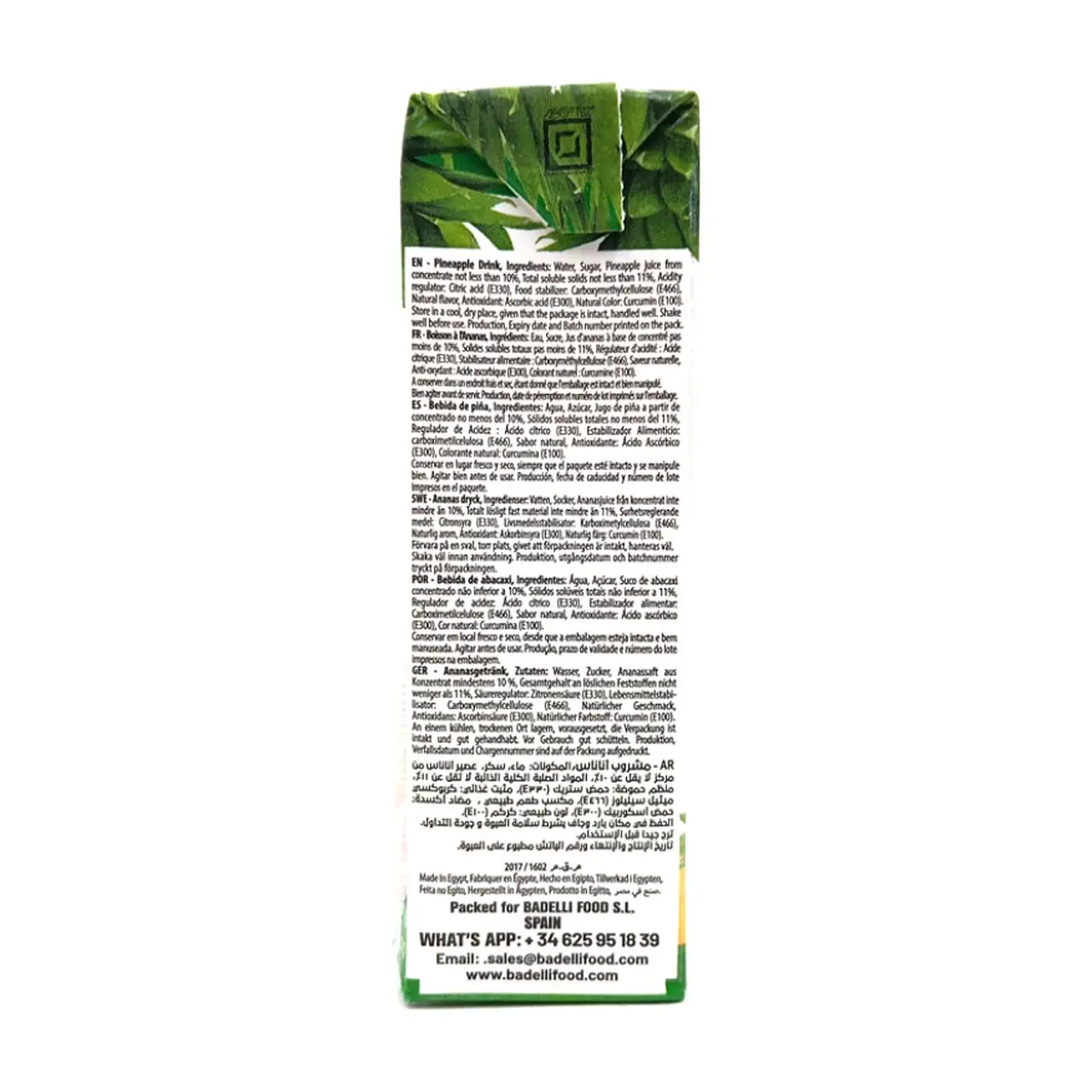 Jugo de melocotón Badelli (18 x 200 ml / 6.76 oz fl) - Miniatura 2