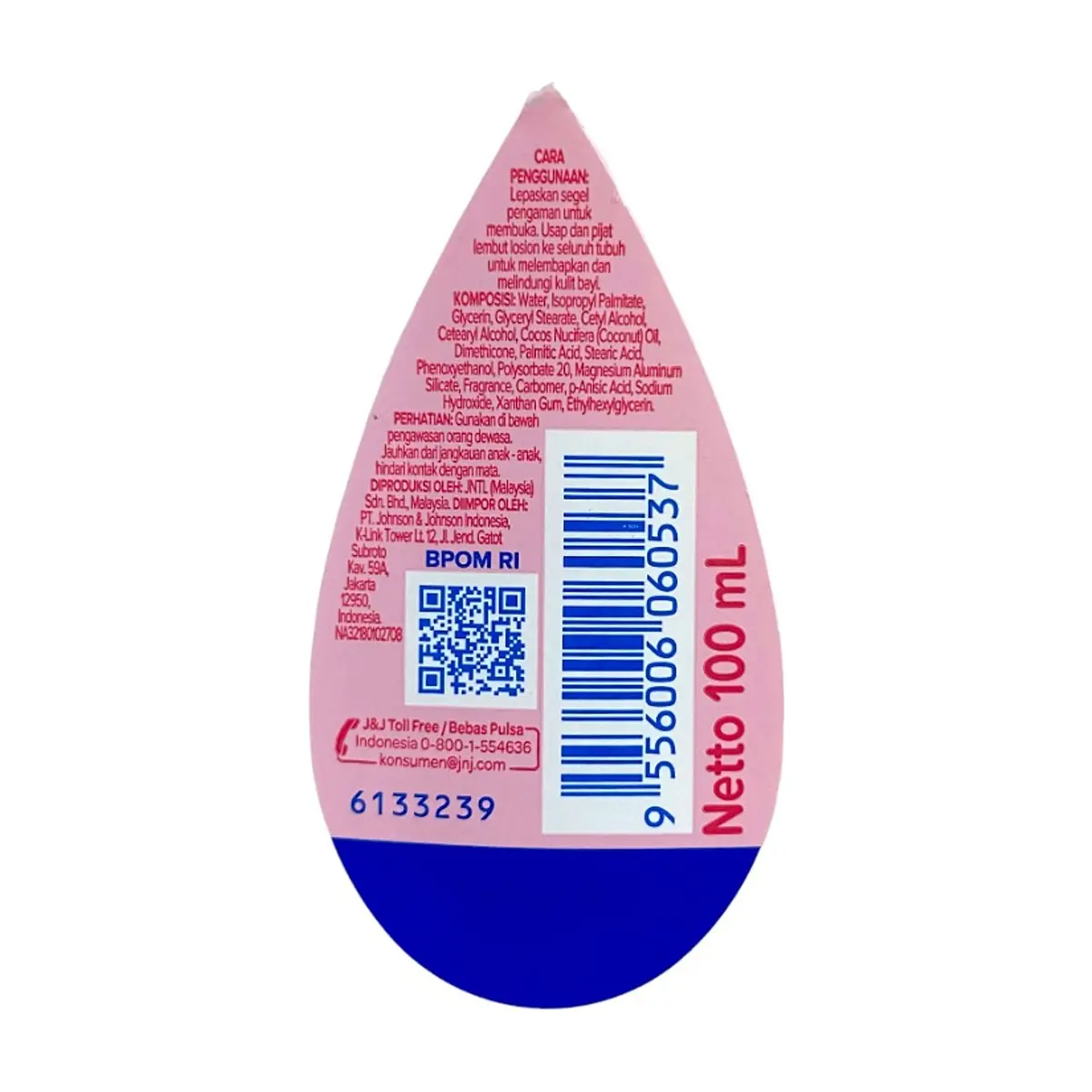 Loción de bebé Johnson's (100 ml) - Thumbnail 2