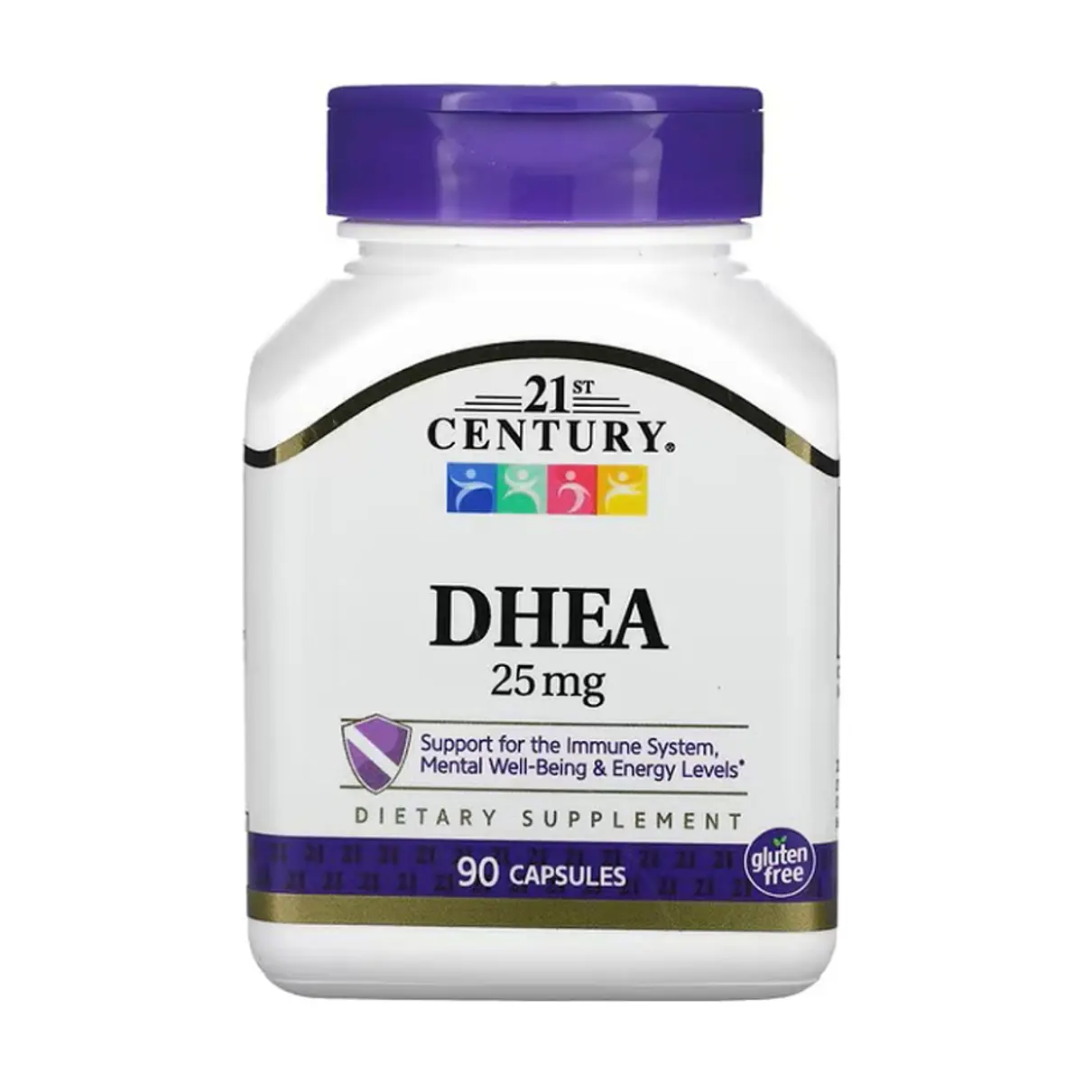 DHEA. Dehidroepiandrosterona 25 mg 21st Century (90 cápsulas) - Thumbnail 3