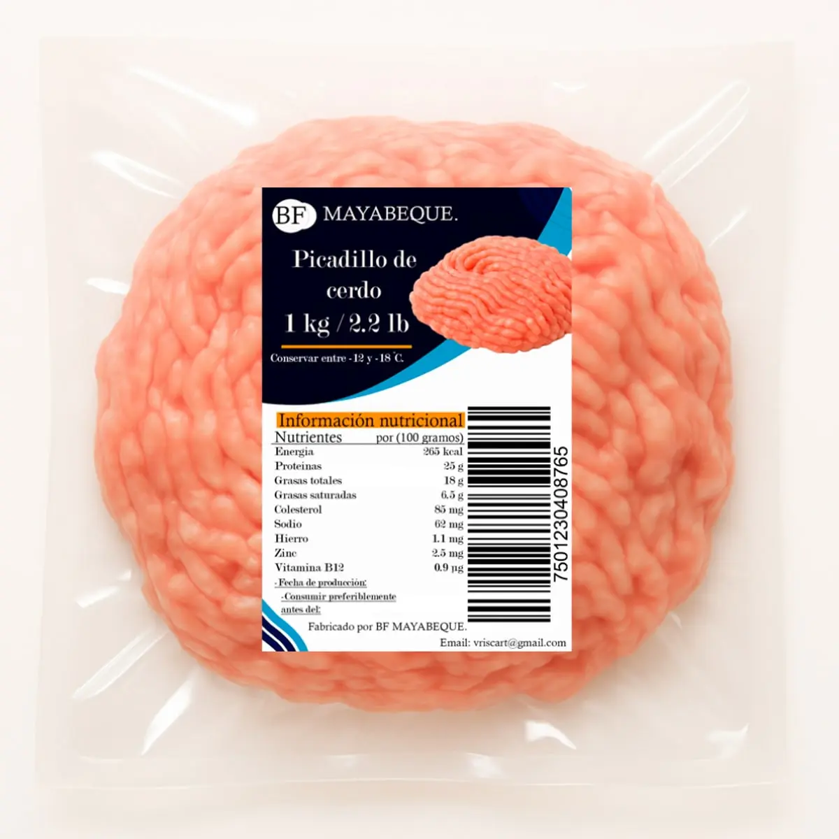Picadillo de cerdo BF Mayabeque (1 kg / 2.2 lb) - Thumbnail 2