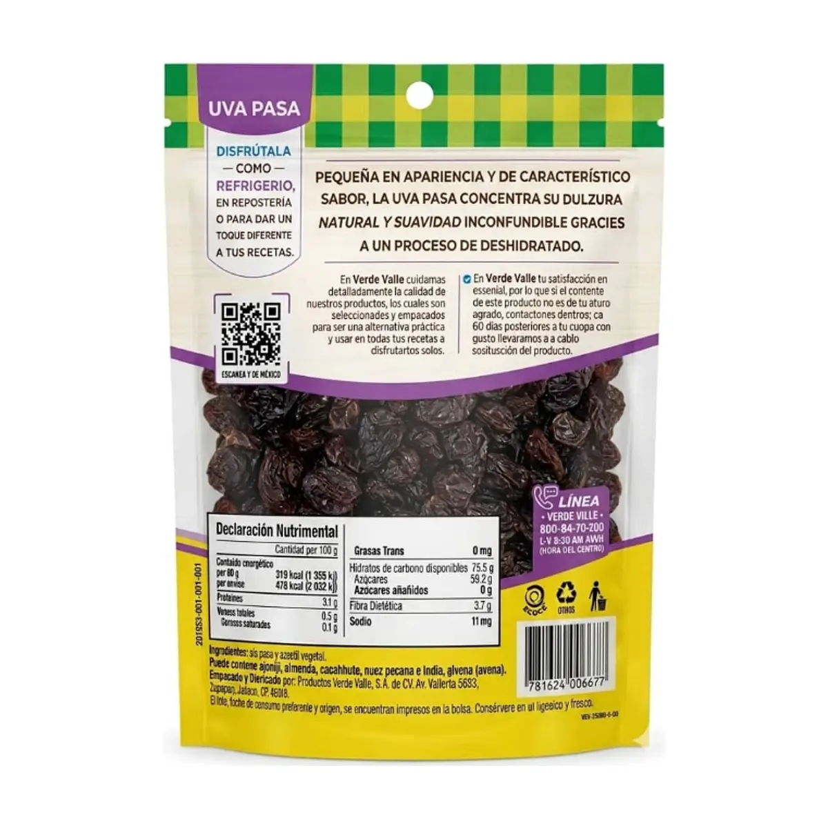 Uva pasa Verde Valle (150 g / 5.3 oz) - Thumbnail 4