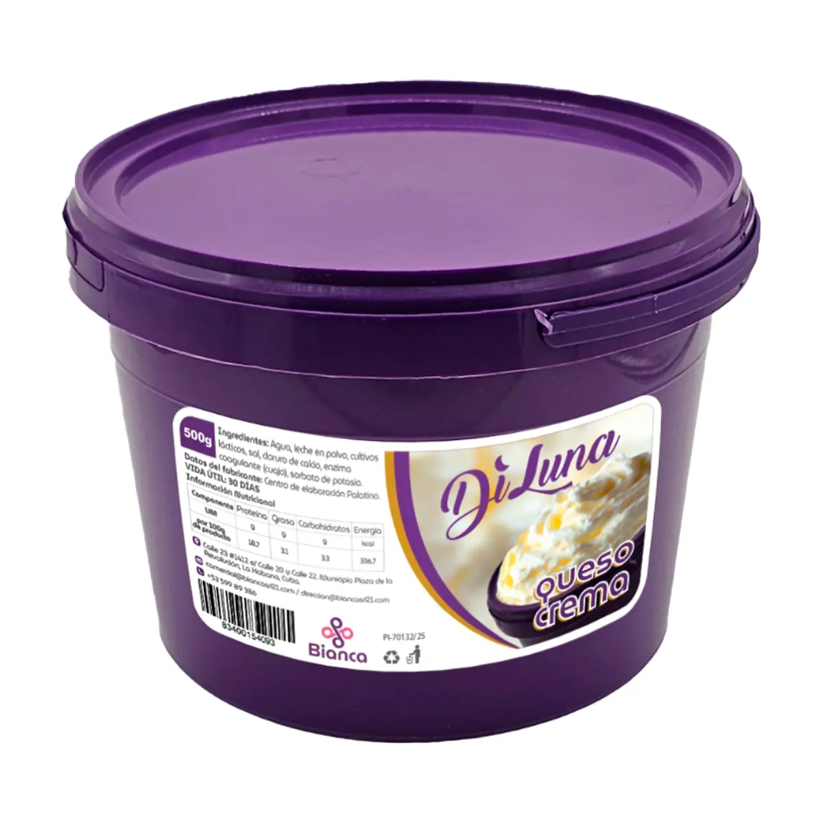Queso crema DiLuna (500 g) - Miniatura 1