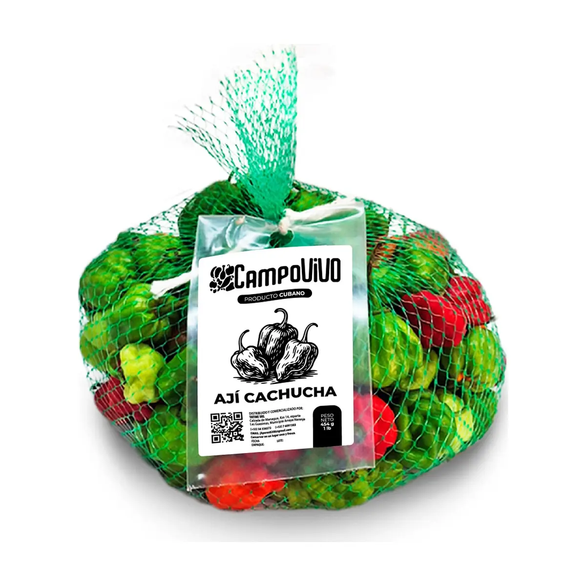 Ají cachucha Campo Vivo (454 g / 1 lb)