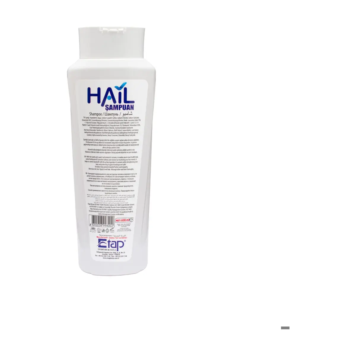 Champú anticaspa de ajo y laurel Hail (600 ml) - Thumbnail 2