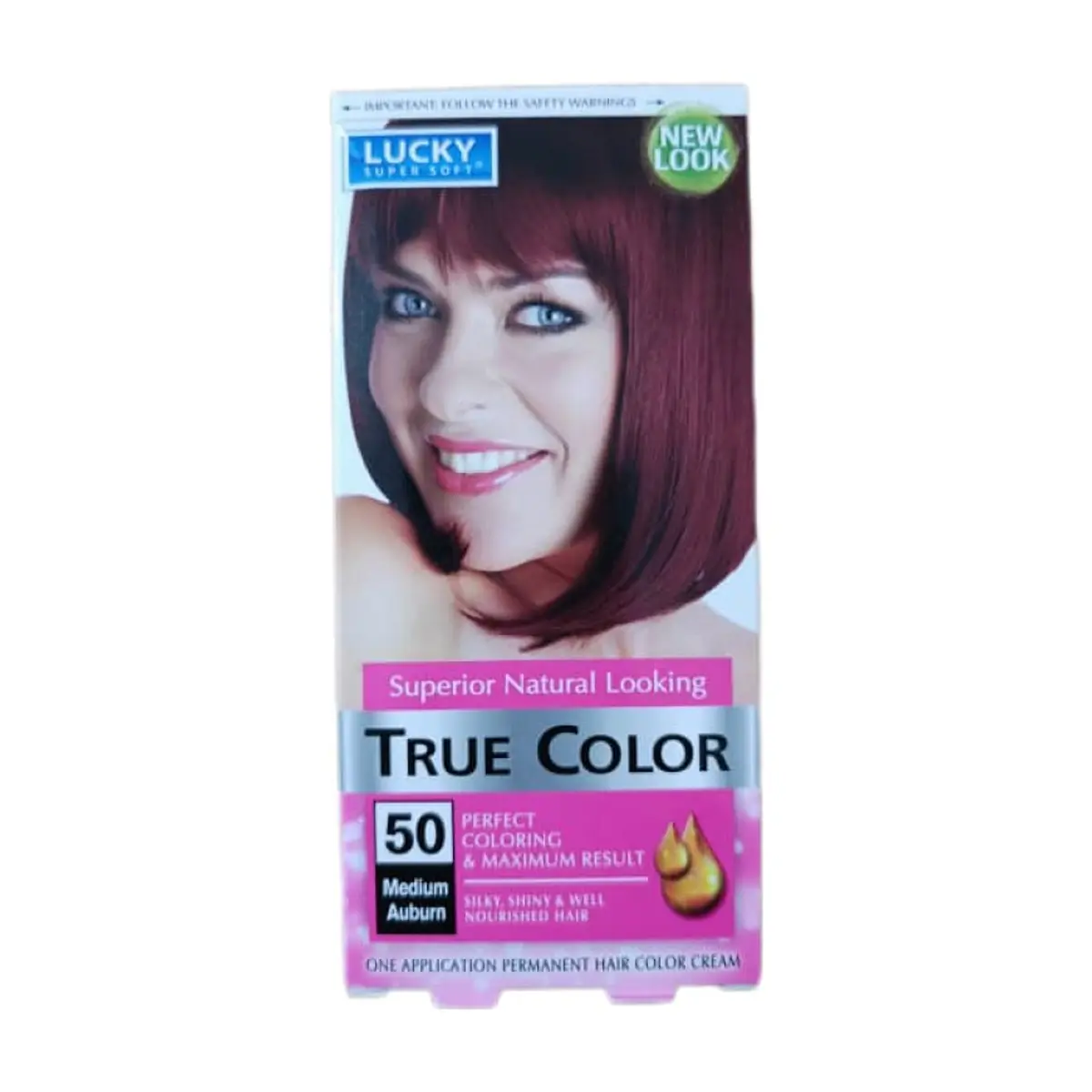 Tinte de cabello para mujer. Color castaño medio # 50 Lucky Super Soft (40 ml / 1.36 fl. oz)