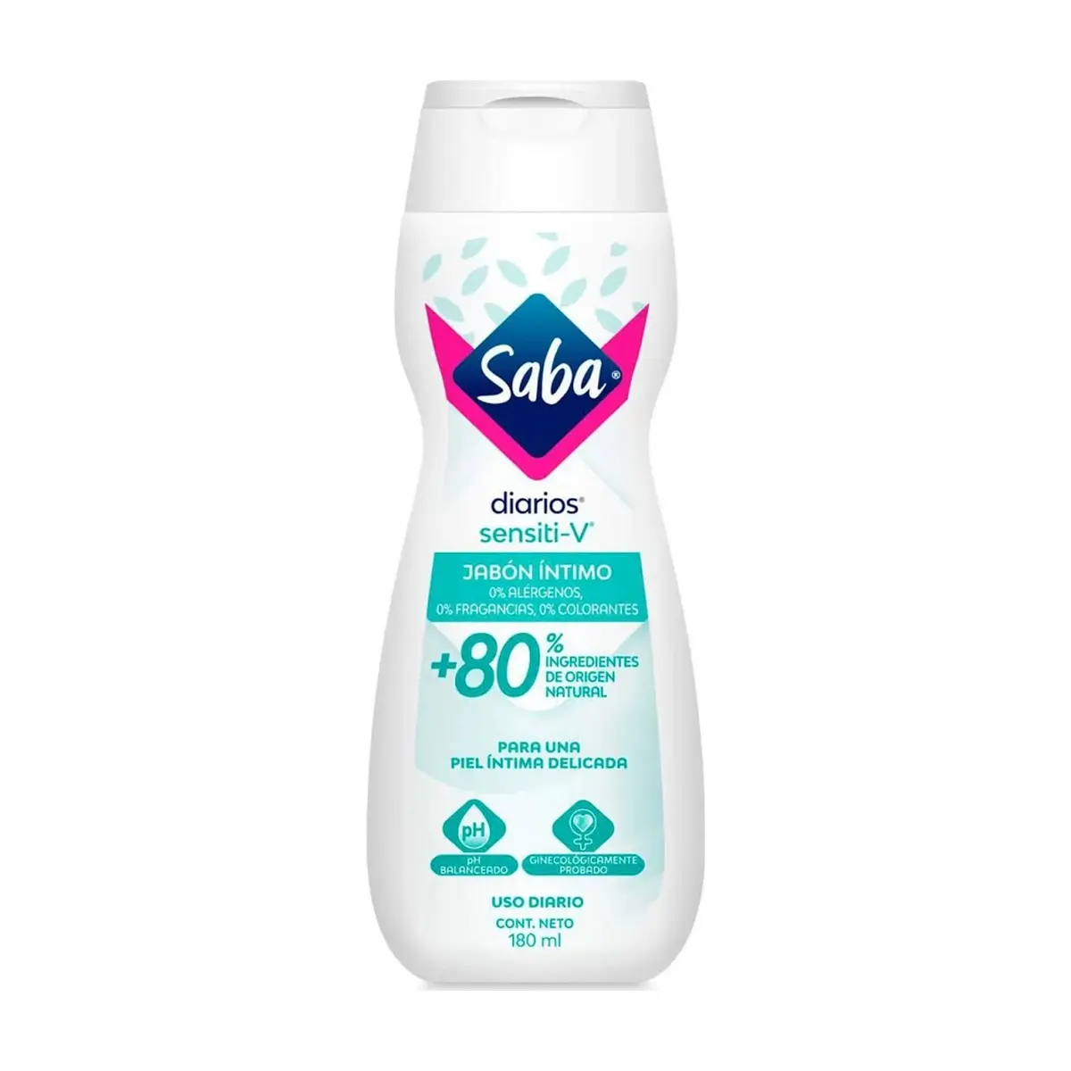 Jabón íntimo sensiti-V Saba Diarios (180 ml)