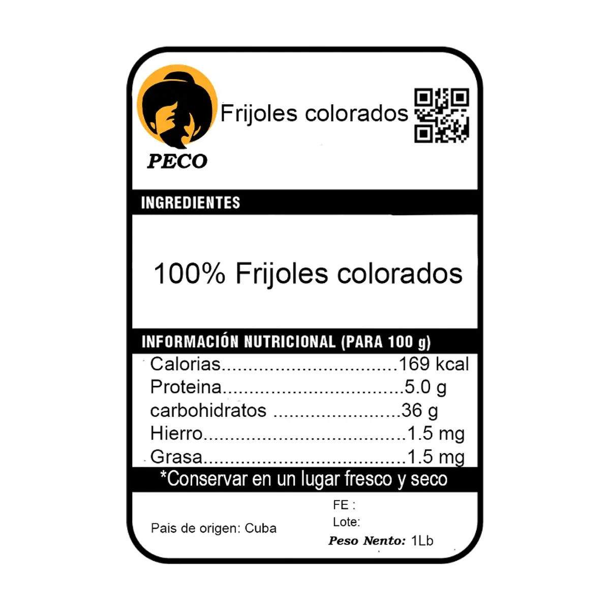 Frijoles colorados Peco (6 x 453.5 g / 1 lb) - Miniatura 2