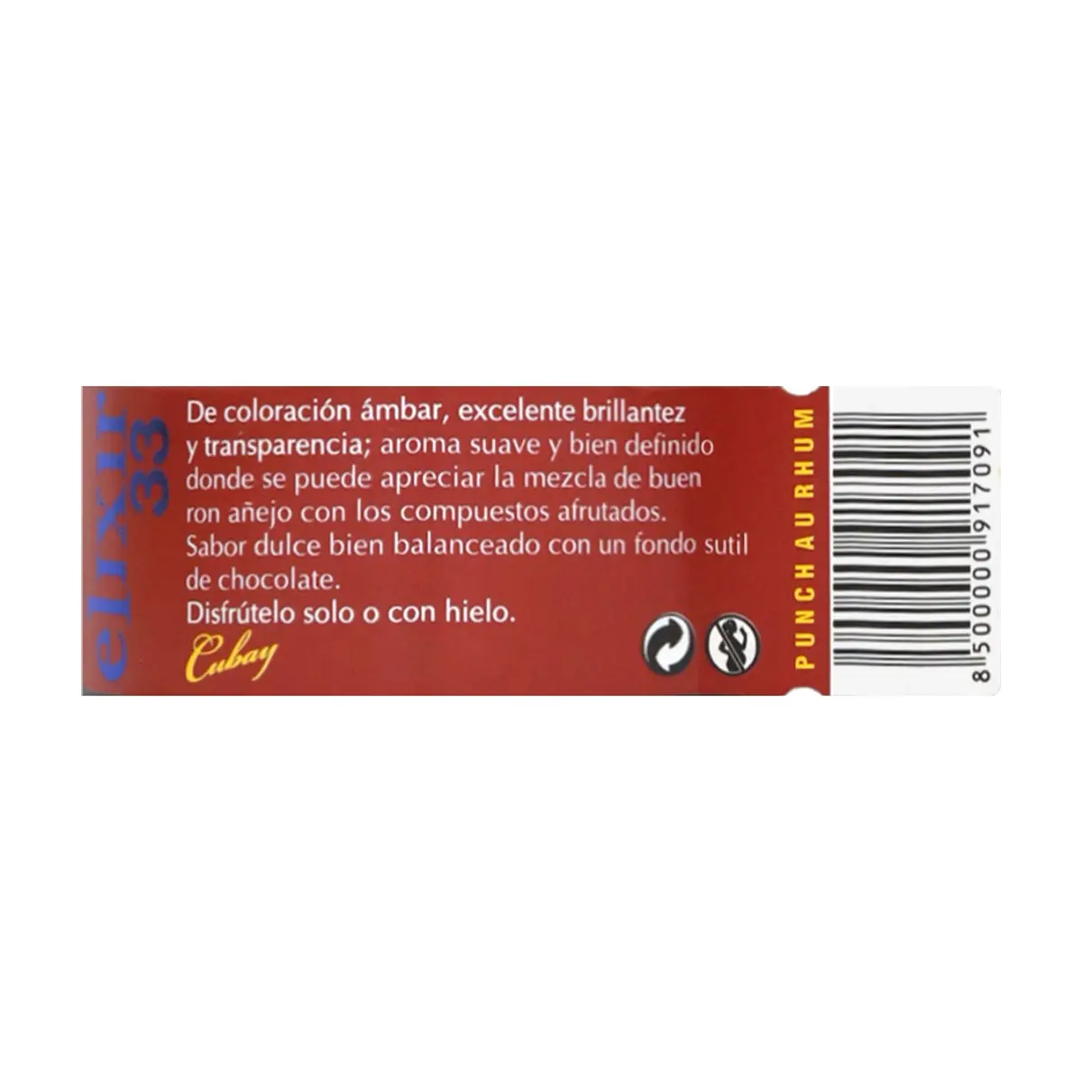 Ron Elixir 33 Cubay (700 ml) - Thumbnail 3