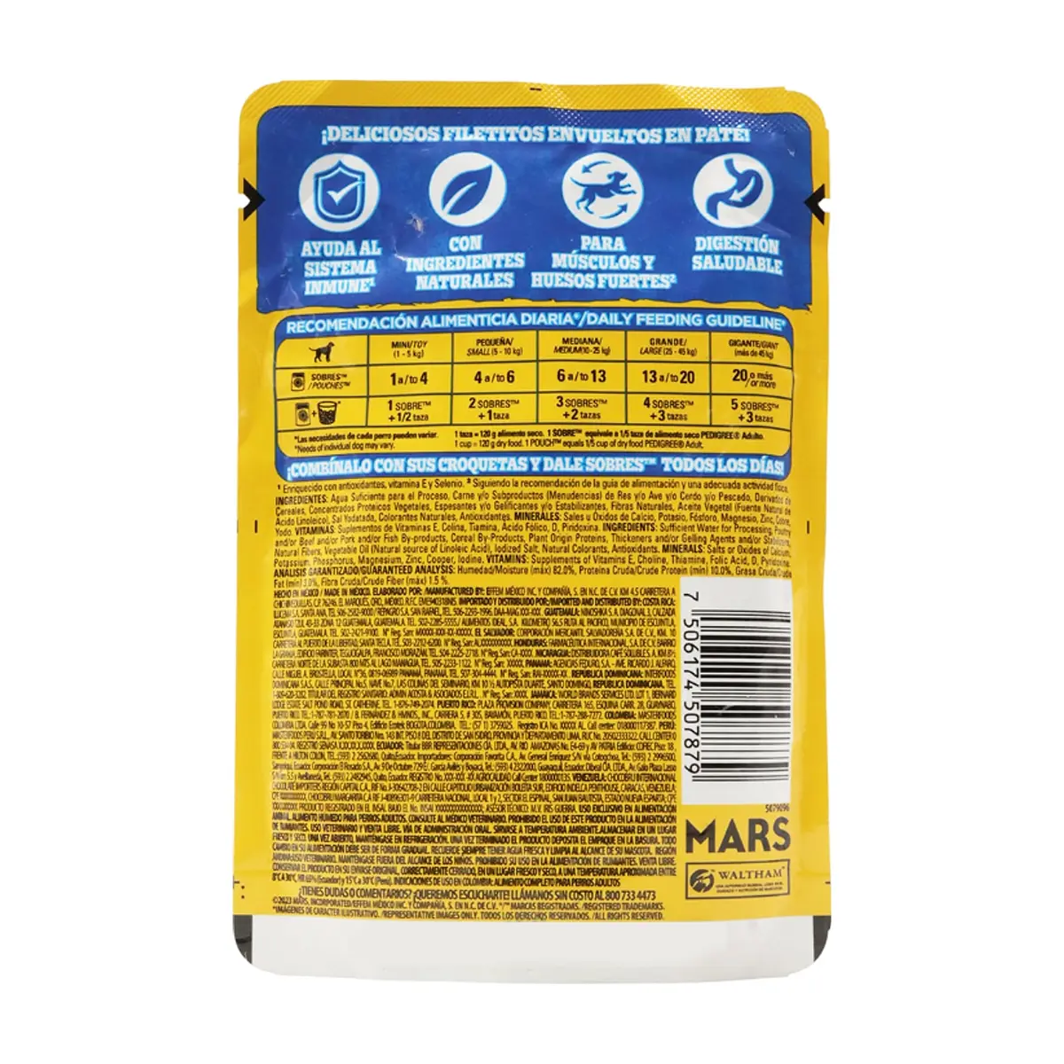 Alimento res en paté para perro adulto Pedigree (85 g / 2.99 oz) - Thumbnail 3