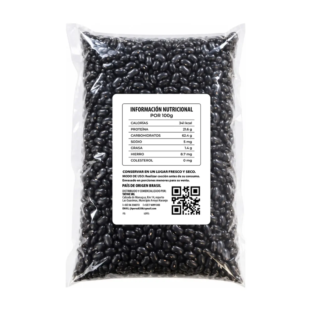 Frijoles negros Tatine (3 x 4.54 kg / 10 lb) - Thumbnail 3