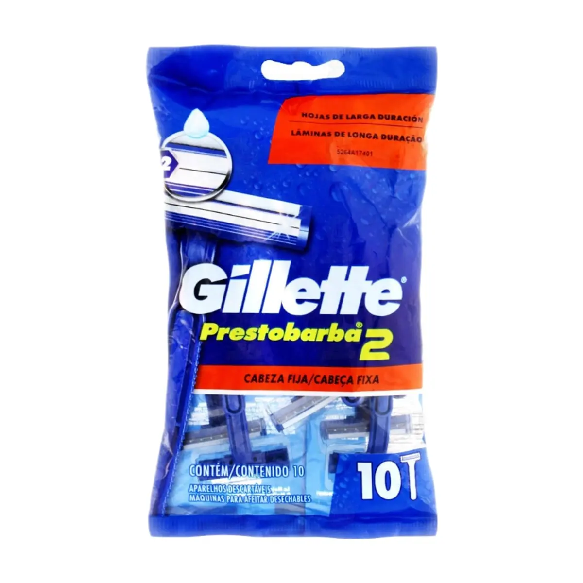 Máquinas para afeitar desechables (10 U) Gillette Prestobarba 2
