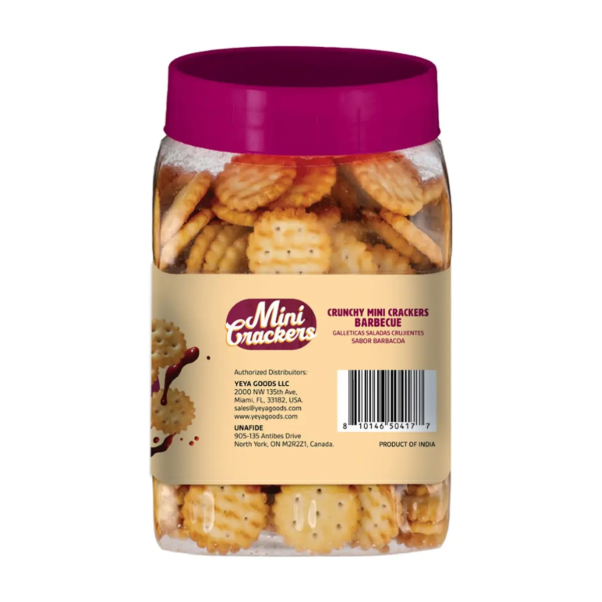 Galleticas saladas sabor barbacoa YEYA (227 g / 8 oz) - Thumbnail 2