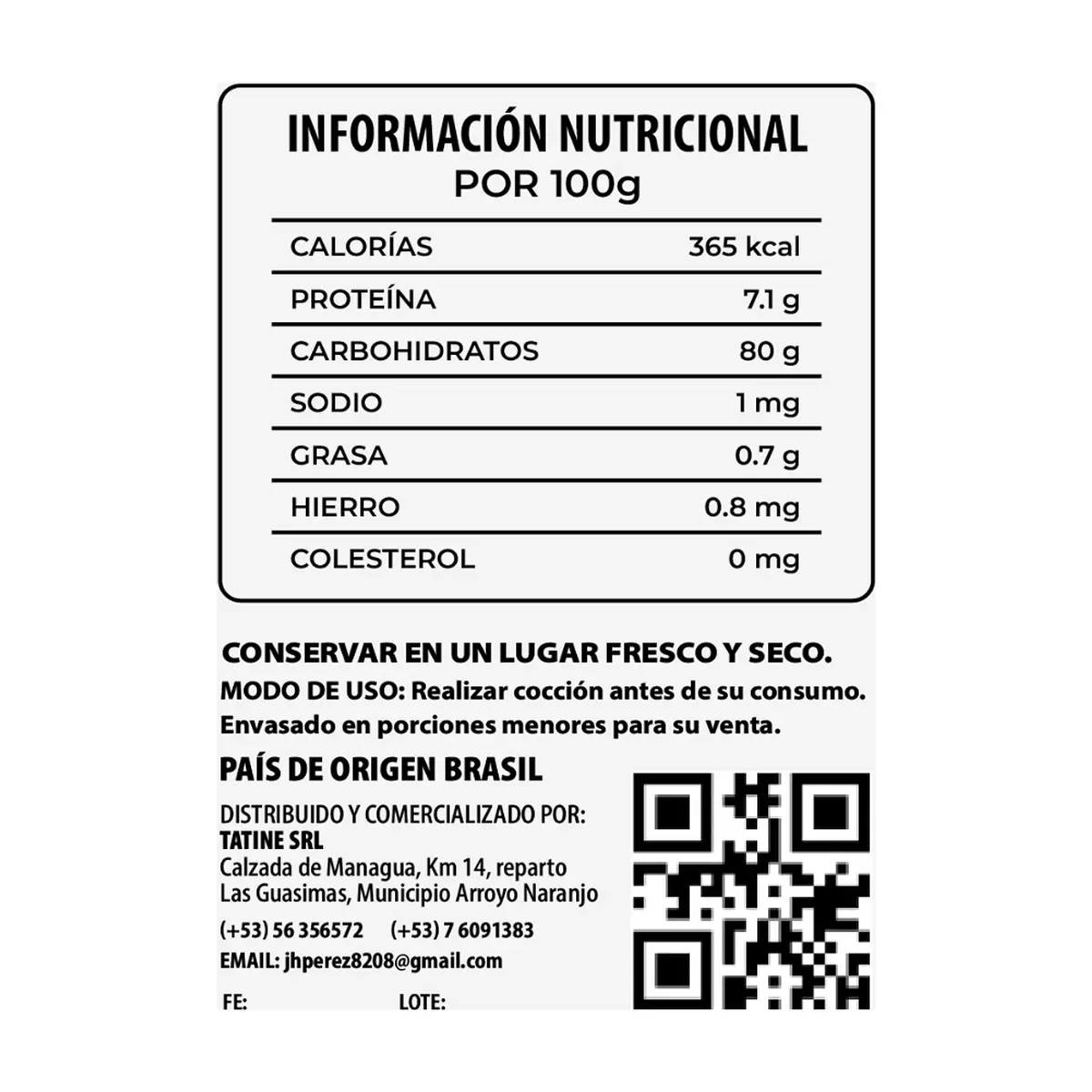Arroz de grano largo Tatine (454 g / 1 lb) - Thumbnail 4