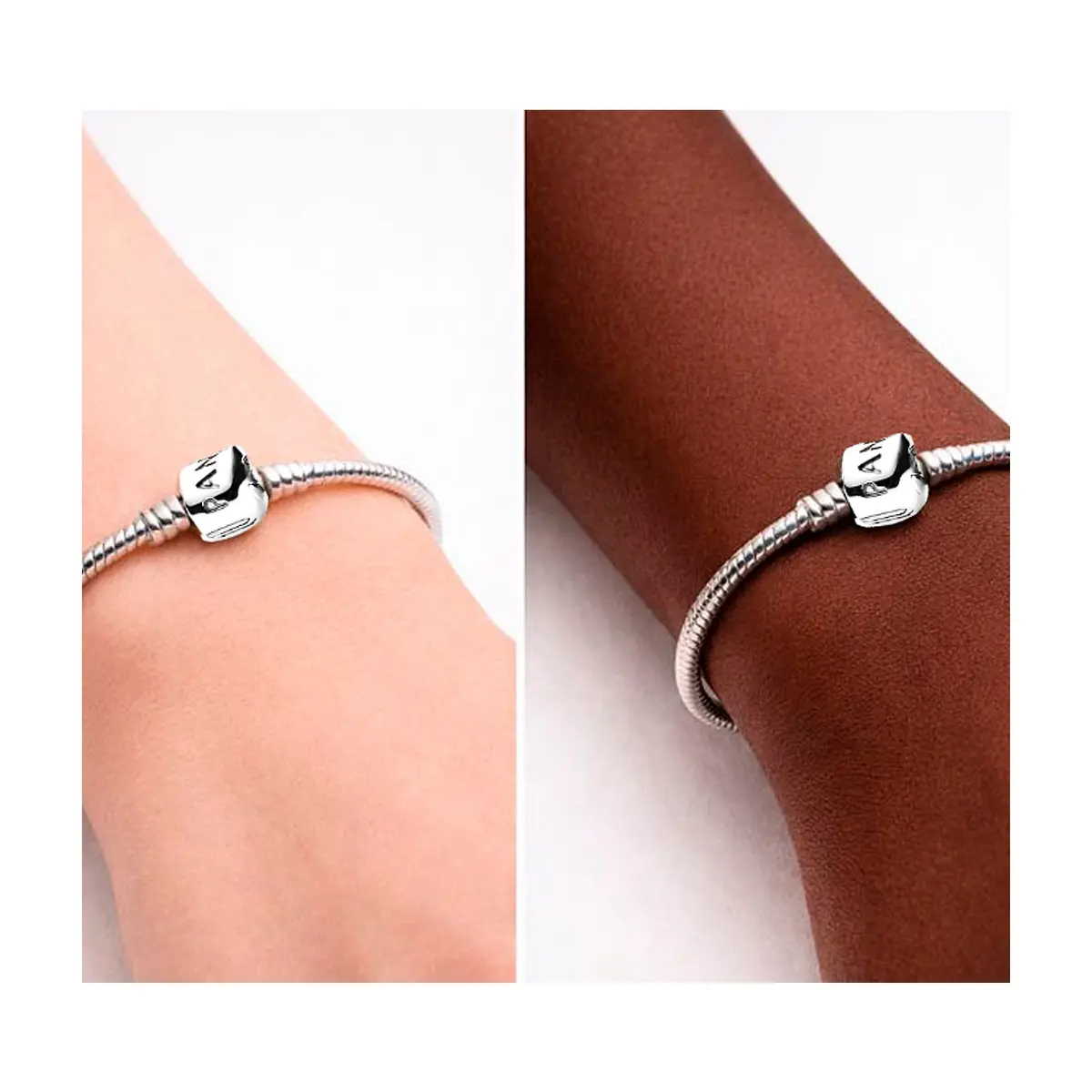 Pulsera de plata S925 estilo Pandora Moments con cierre (17 cm) - Thumbnail 3