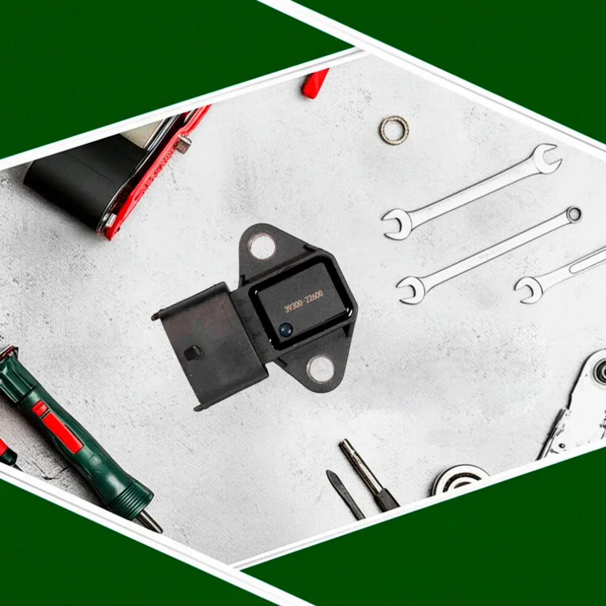 Sensor de presión absoluta para KIA Sonata 39300 22600 - Thumbnail 2