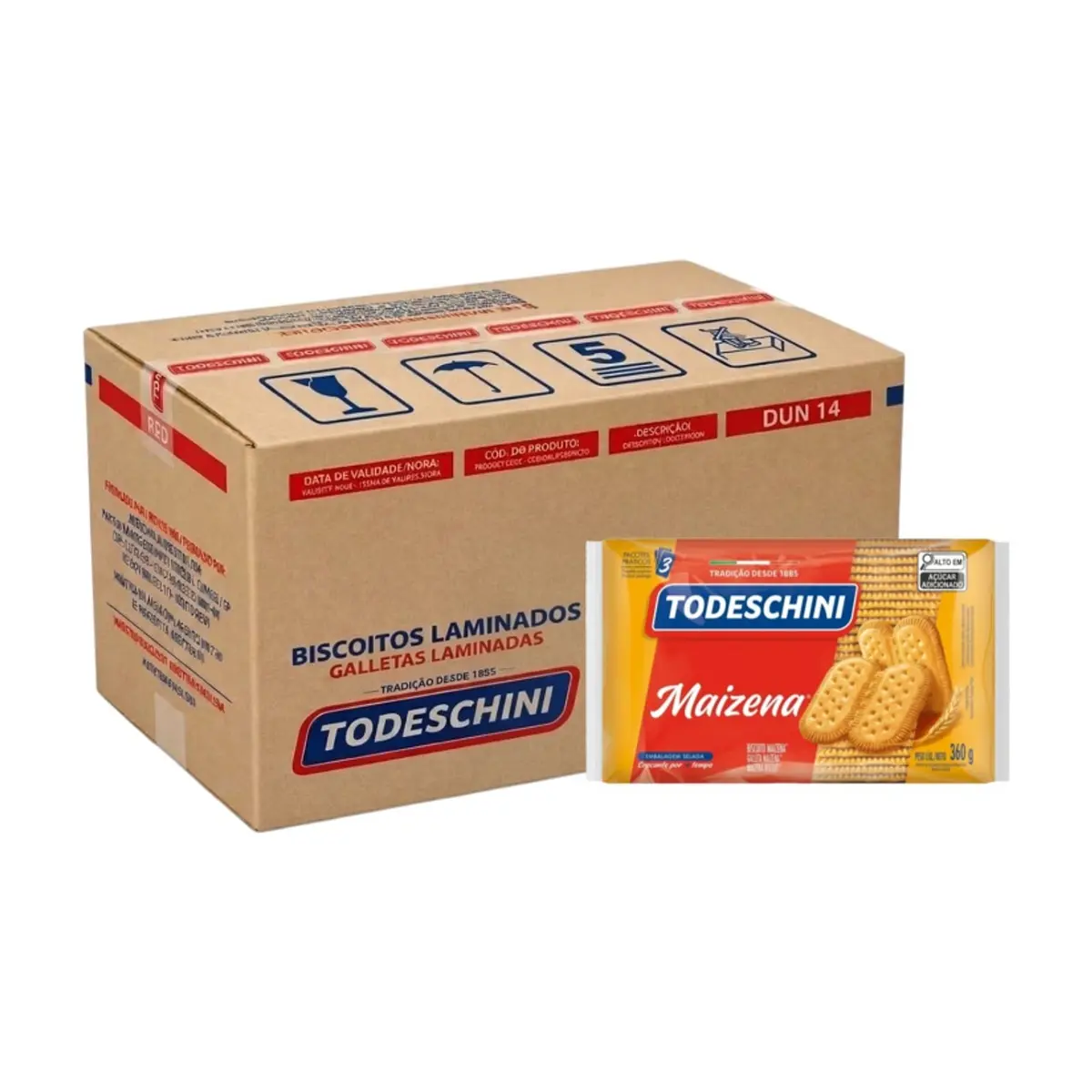 Galletas de maicena Todeschini (20 x 360 g / 12.7 oz)