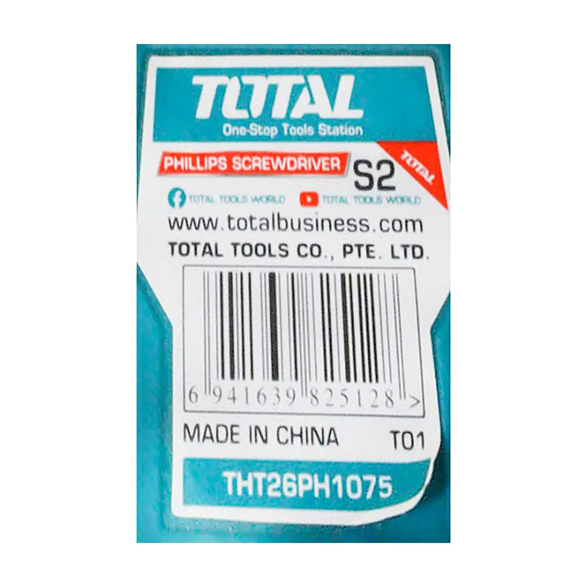 Destornillador de estrías PH1 x 75 mm Total Tools THT26PH1075 - Thumbnail 5