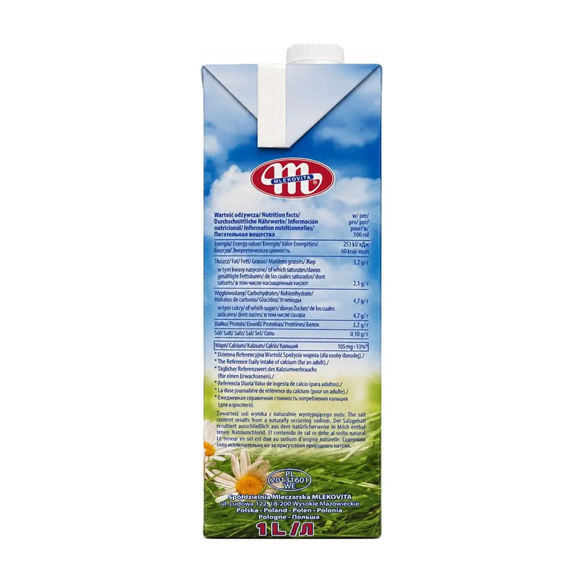 Leche entera Mlekovita (1 L) - Thumbnail 3