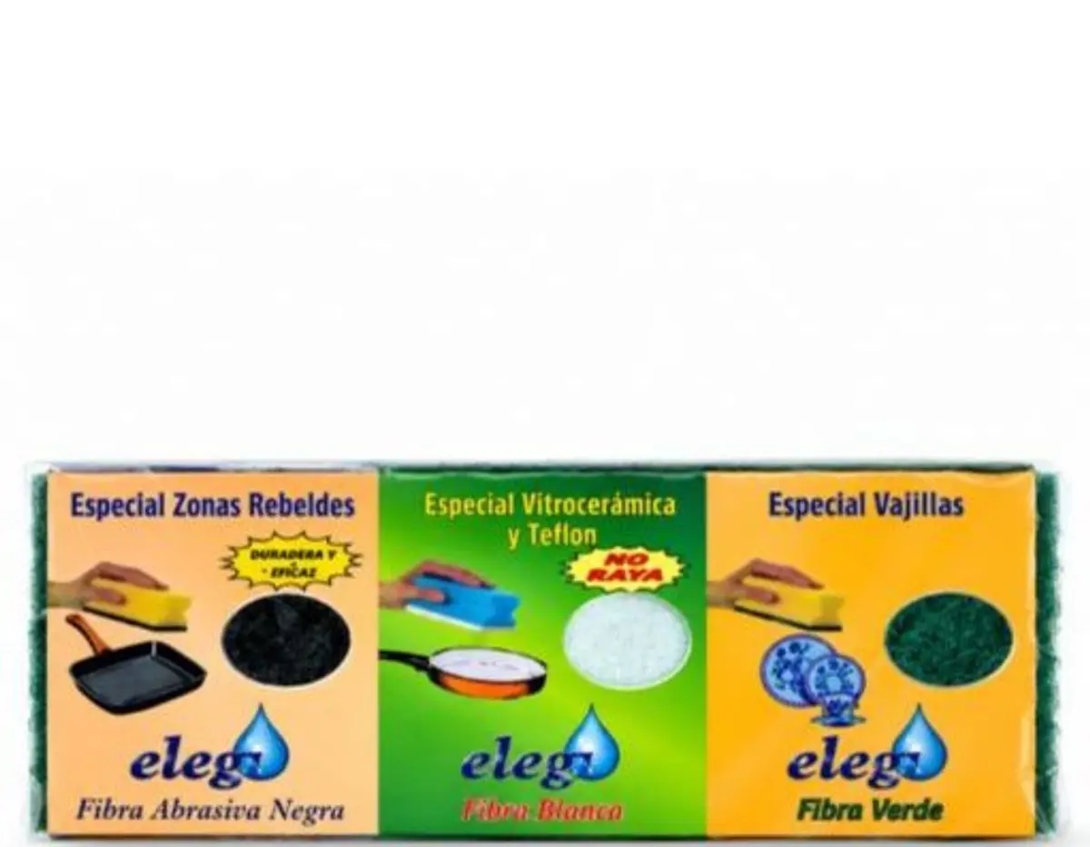 Esponjas Salvauñas Multiuso ( 3 uds) ELEGI