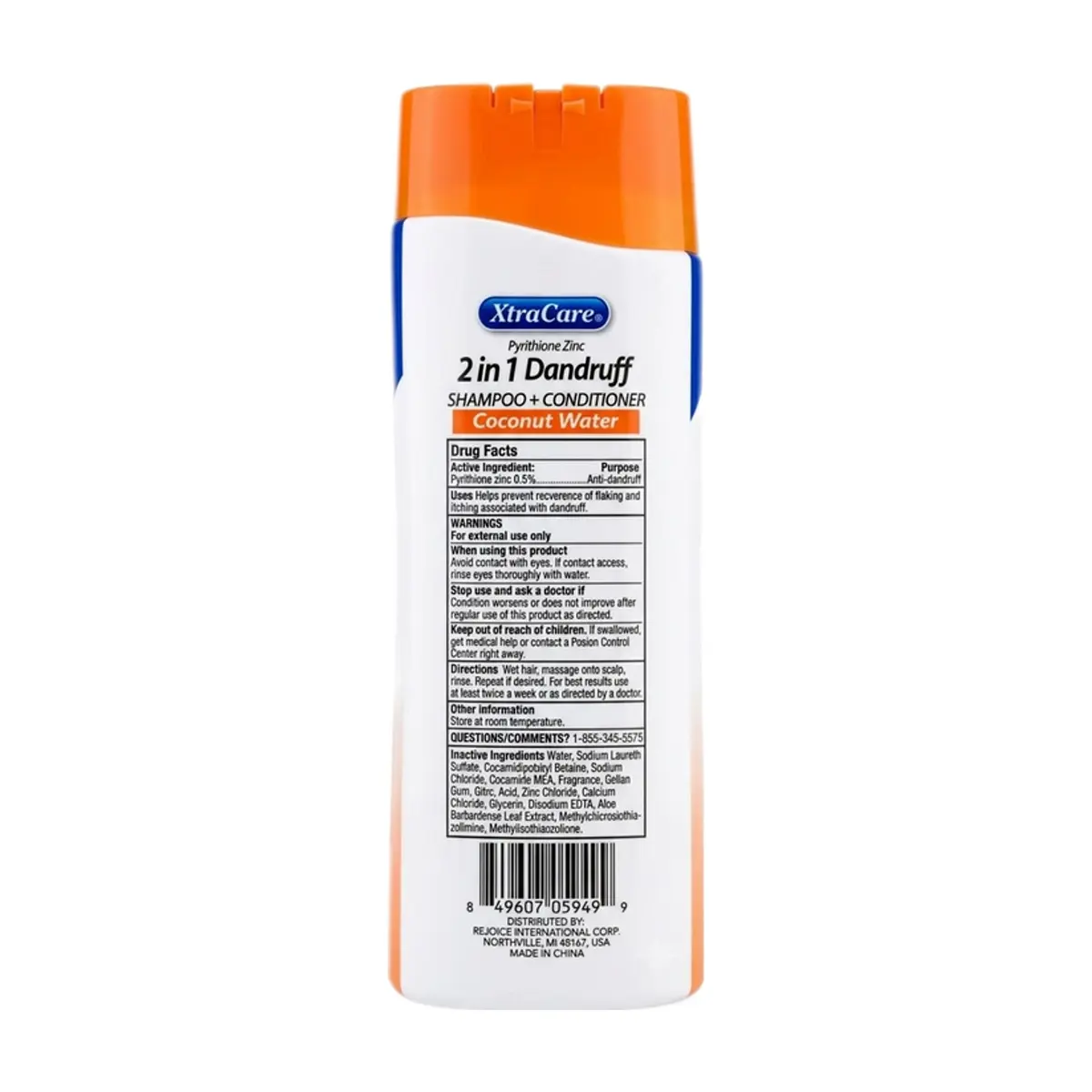 Champú + Acondicionador Anticaspa 2 en 1 con Agua de Coco XtraCare (400 ml) - Miniatura 2