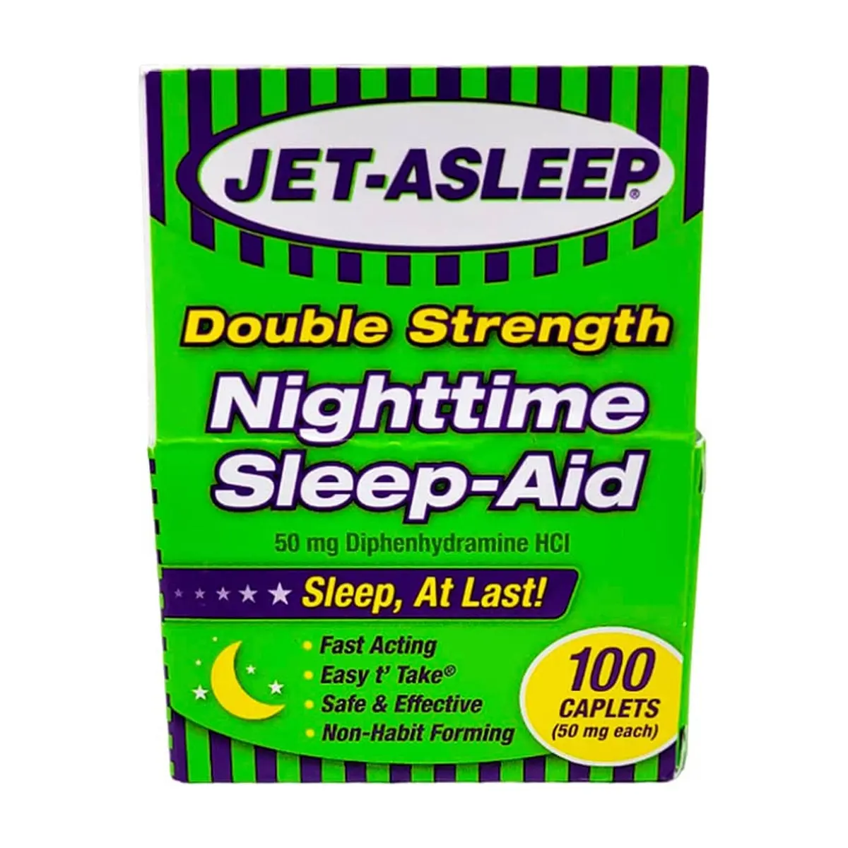 Difenhidramina HCl 50 mg JET-ASLEEP (100 cápsulas)