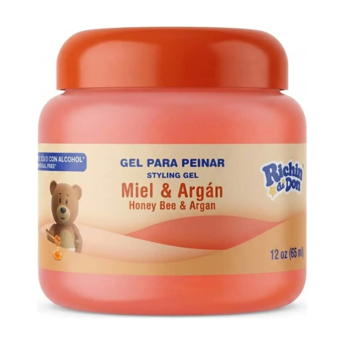 Gel para peinar para niños de miel y argán Ricitos de Oro (300 g / 10.5 oz)
