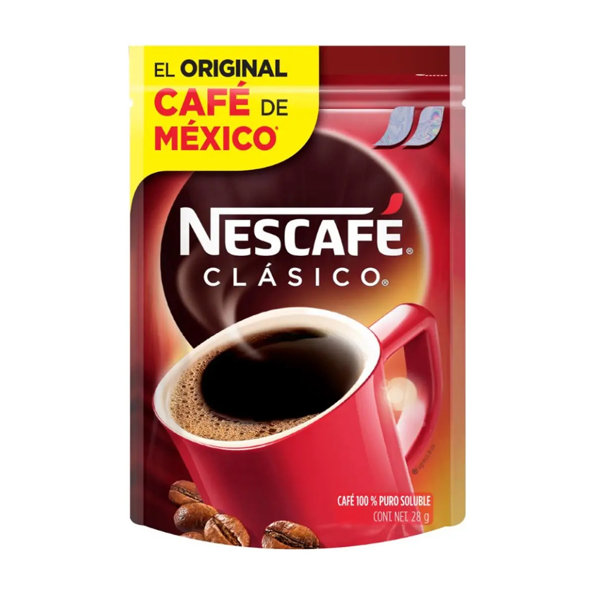 Café 100% puro soluble Nescafé (28 g) - Miniatura 1