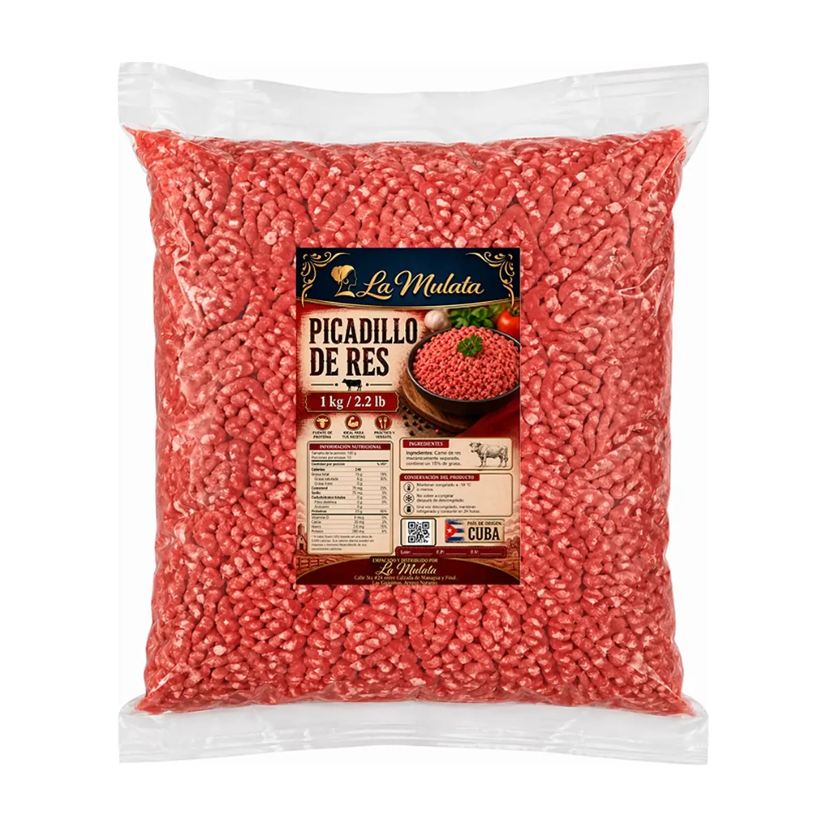 Picadillo de res La Mulata (1 kg / 2.2 lb) - Miniatura 1