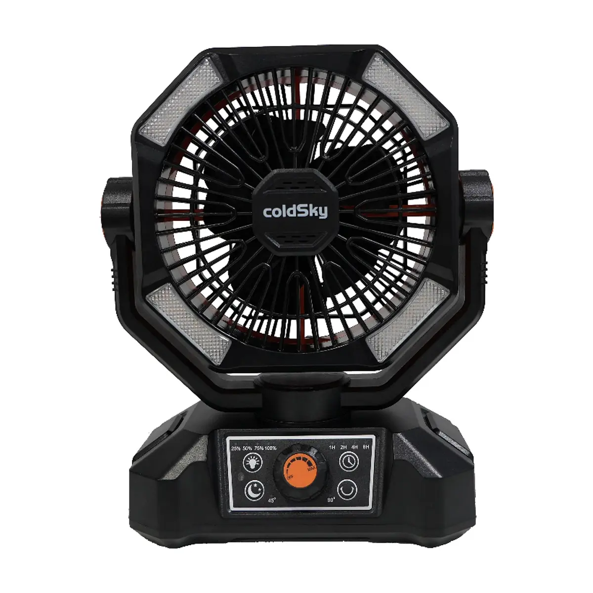 Ventilador portátil recargable de 7'' de dos aspas ColdSky HY-8136S (20000 mAh)