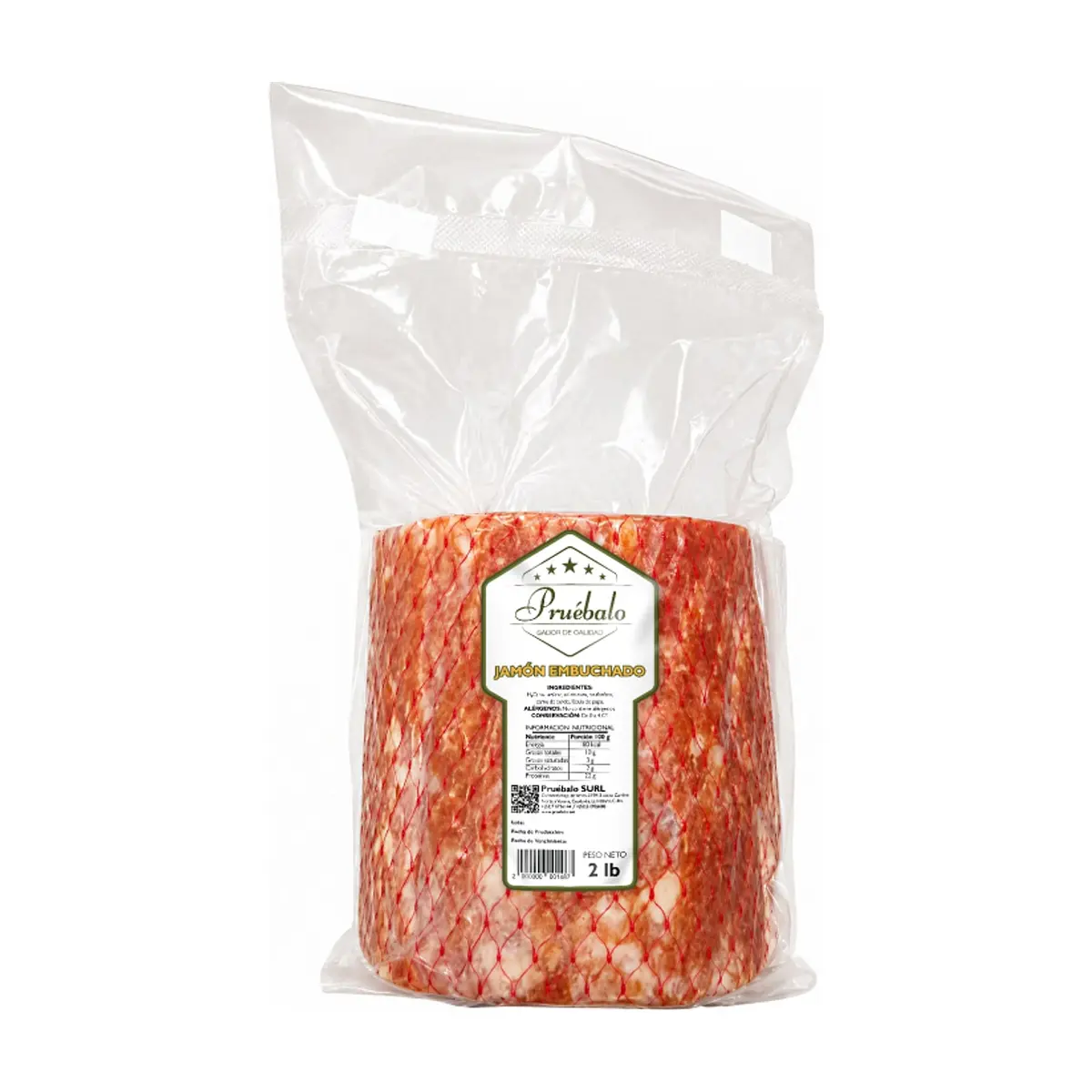 Jamón embuchado Pruébalo (907 g / 2 lb)