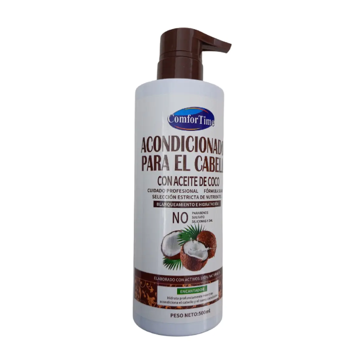 Acondicionador para el cabello con aceite de coco Comfortime (500 ml)