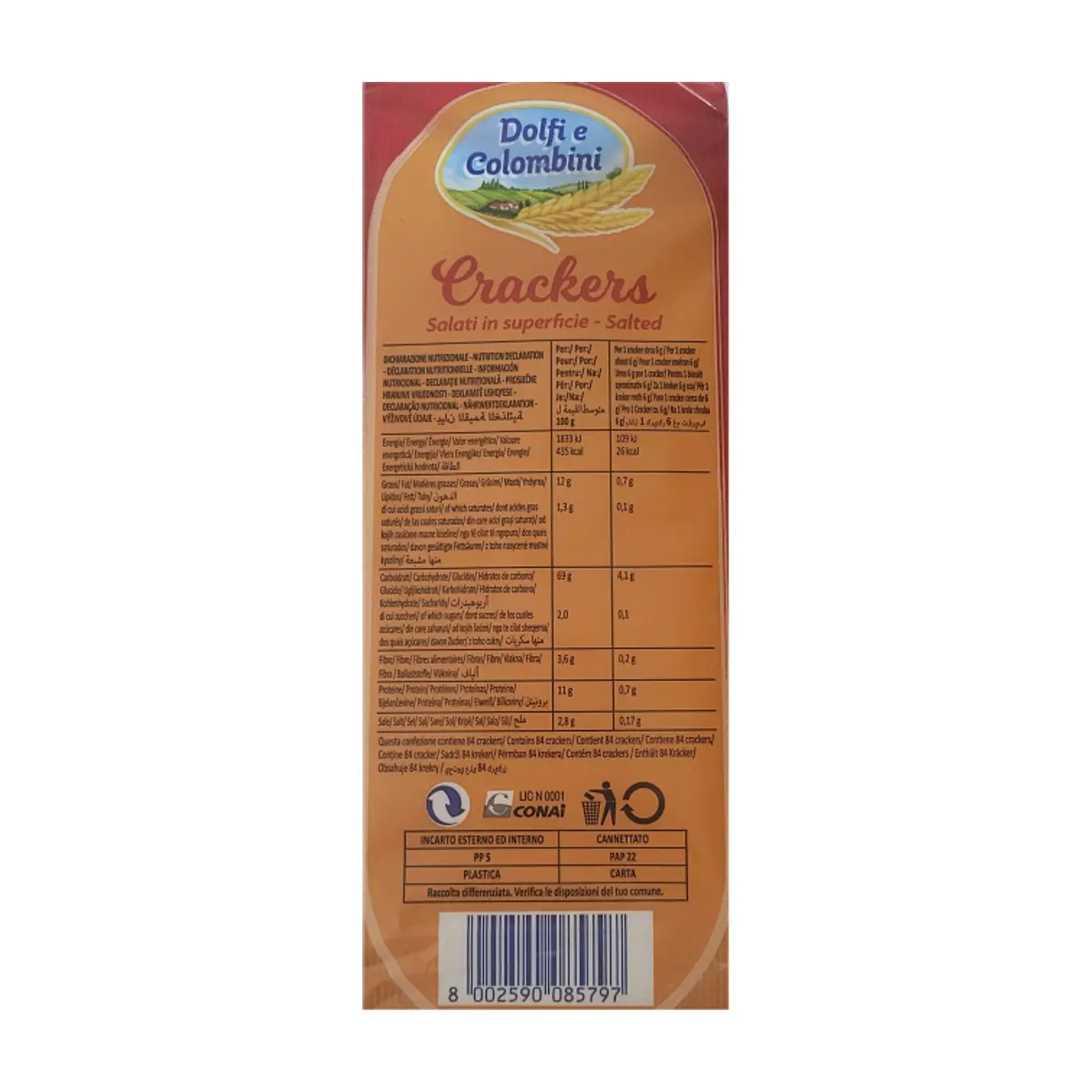 Galletas de soda Dolfi e Colombini (500 g / 1.10 lb) - Thumbnail 6