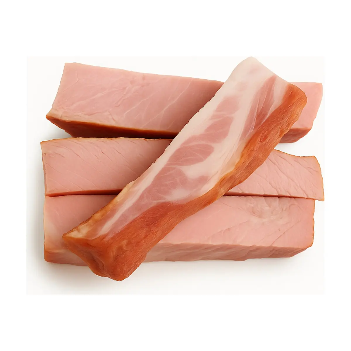 Costillas de cerdo ahumadas estilo bacón Cuba Embutidos (454 g / 1 lb)