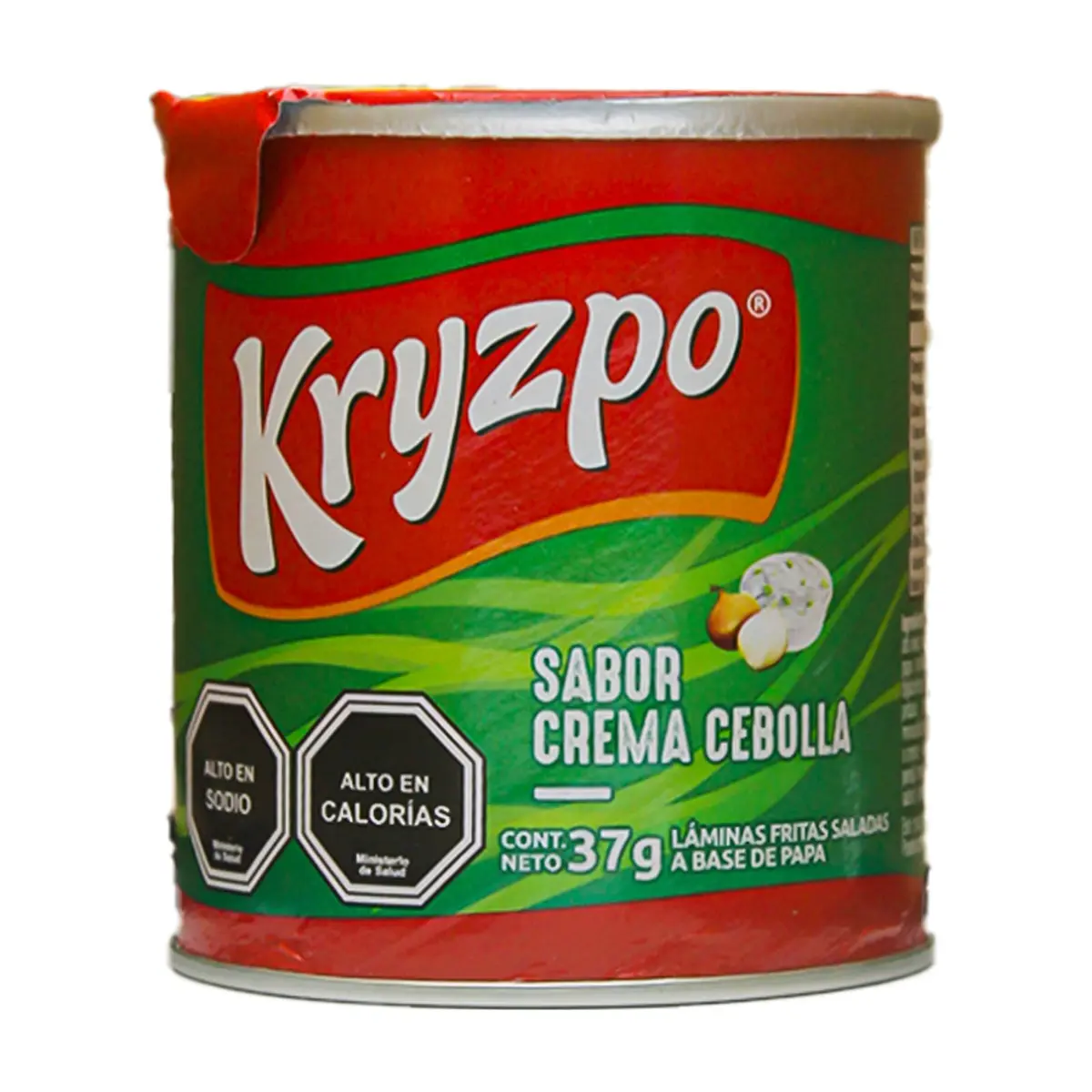 Papas fritas sabor crema cebolla Kryzpo (37 g / 1.3 oz) - Thumbnail 2